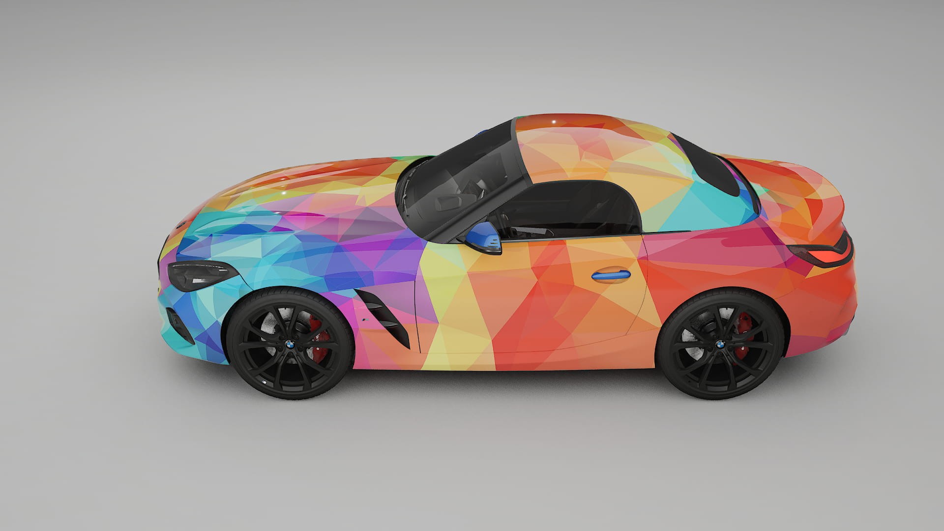 BMW Z4 G29 VECTOR VIBE – Designový Wrap PPF Fólie na auto - tisknutelný polyuretan