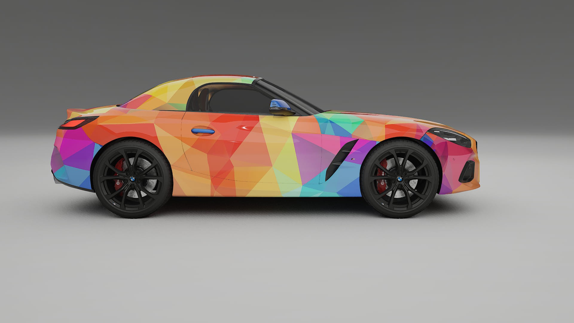 BMW Z4 G29 VECTOR VIBE – Designový Wrap PPF Fólie na auto - tisknutelný polyuretan