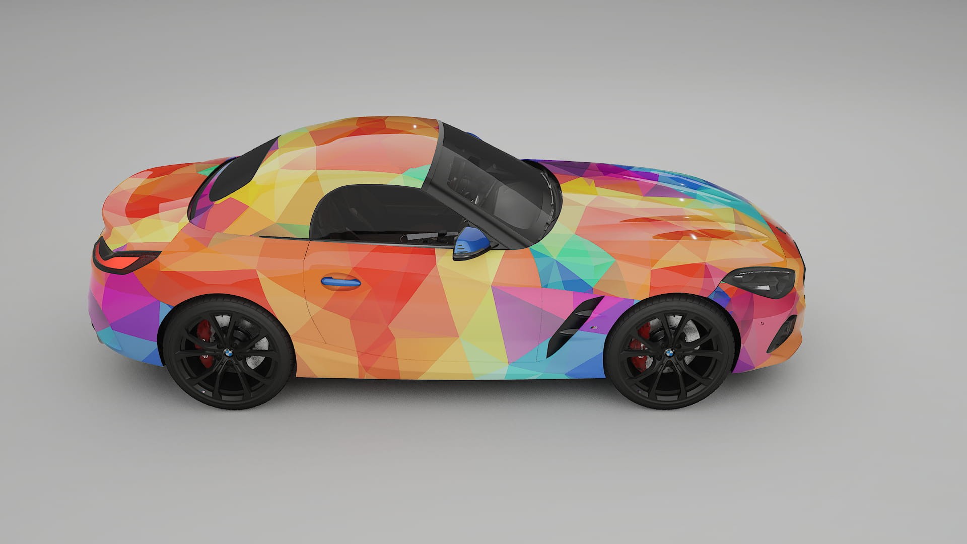 BMW Z4 G29 VECTOR VIBE – Designový Wrap PPF Fólie na auto - tisknutelný polyuretan