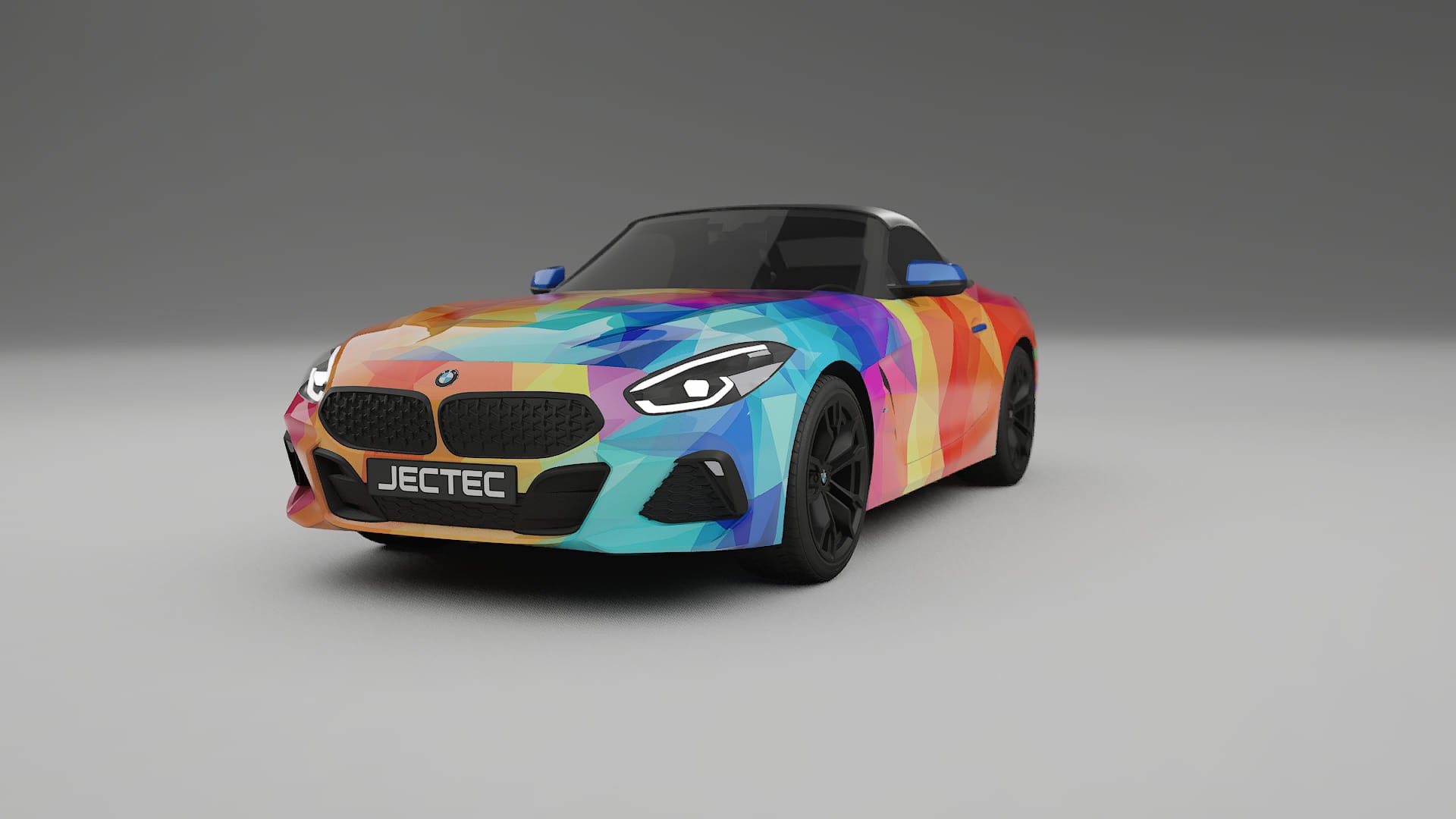 BMW Z4 G29 M40i First edition roadster VECTOR VIBE – Designový Wrap PPF Fólie na auto - tisknutelný polyuretan