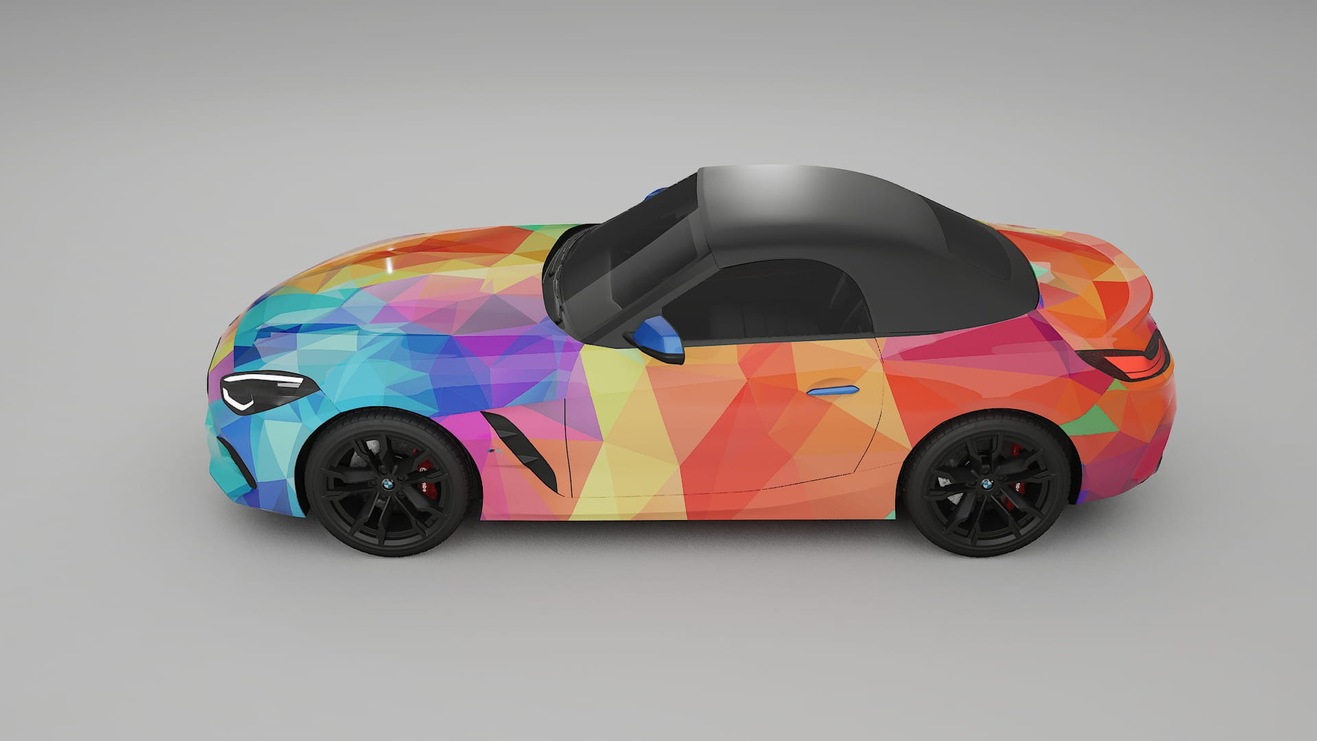 BMW Z4 G29 M40i First edition roadster VECTOR VIBE – Designový Wrap PPF Fólie na auto - tisknutelný polyuretan