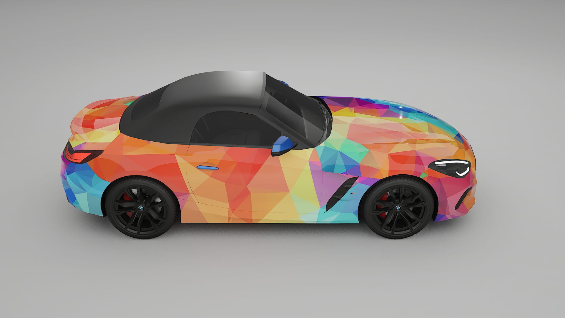 BMW Z4 G29 M40i First edition roadster VECTOR VIBE – Designový Wrap PPF Fólie na auto - tisknutelný polyuretan
