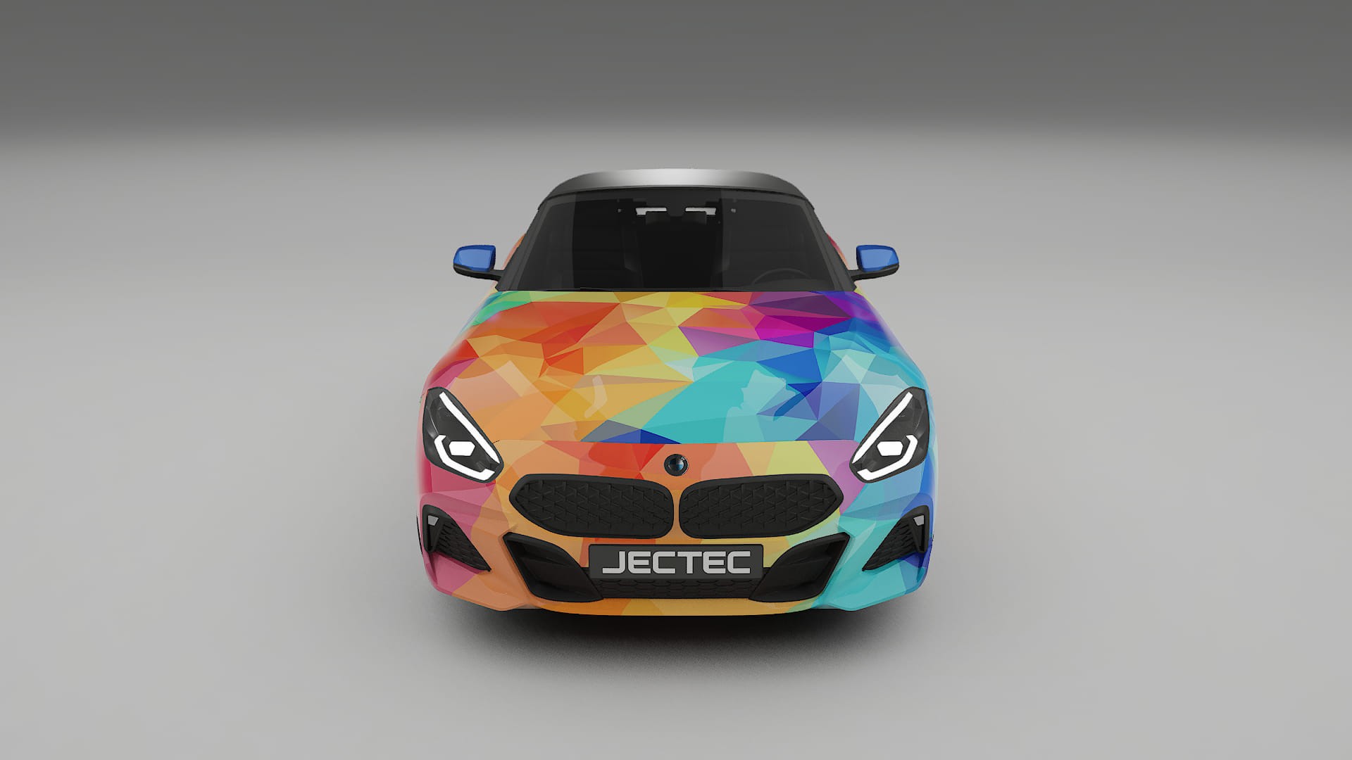 BMW Z4 G29 M40i First edition roadster VECTOR VIBE – Designový Wrap PPF Fólie na auto - tisknutelný polyuretan