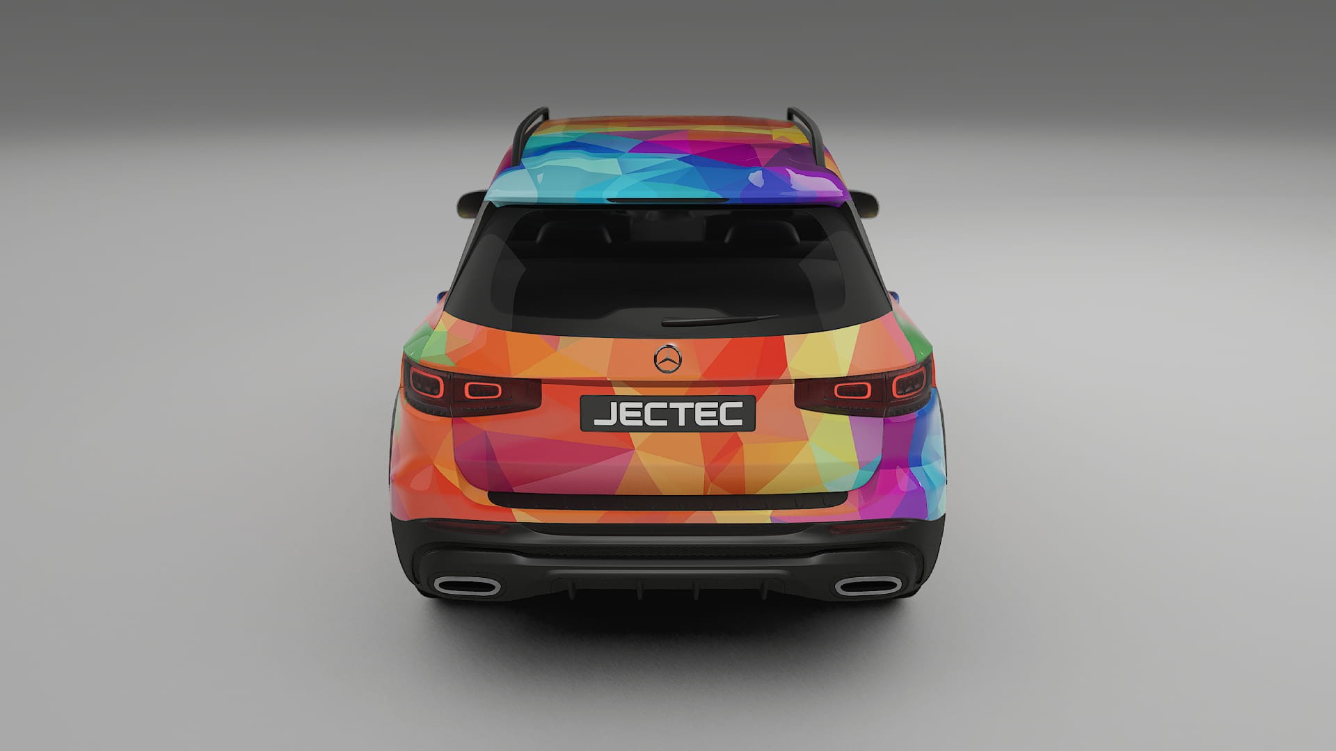 Mercedes AMG GLB VECTOR VIBE – Designový Wrap PPF Fólie na auto - tisknutelný polyuretan