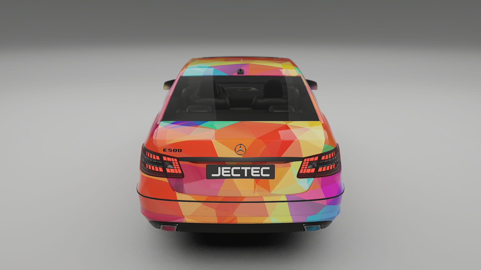 Mercedes E-class Sedan W212 Prefacelift VECTOR VIBE – Designový Wrap PPF Fólie na auto - tisknutelný polyuretan