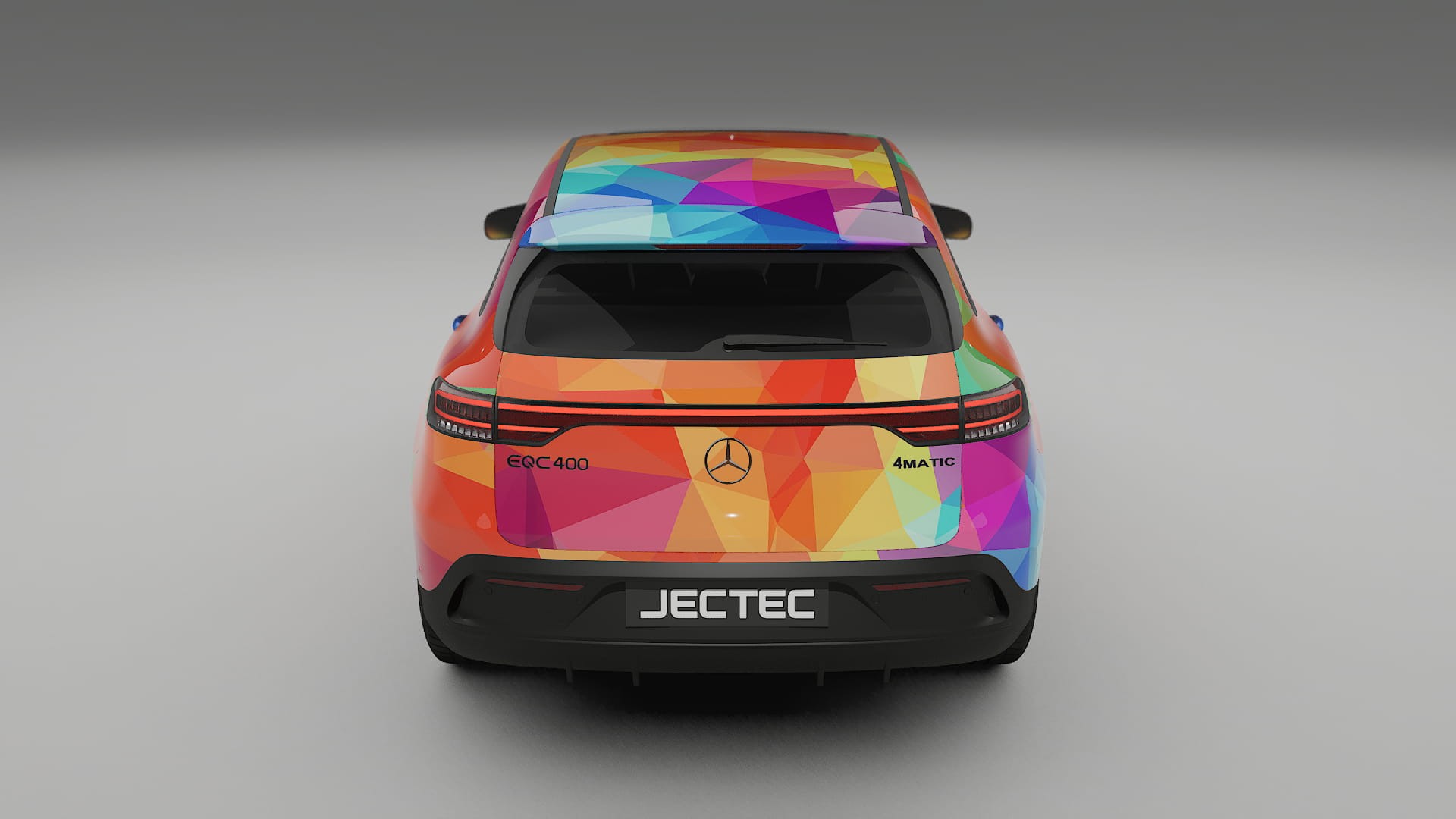 Mercedes EQC AMG VECTOR VIBE – Designový Wrap PPF Fólie na auto - tisknutelný polyuretan