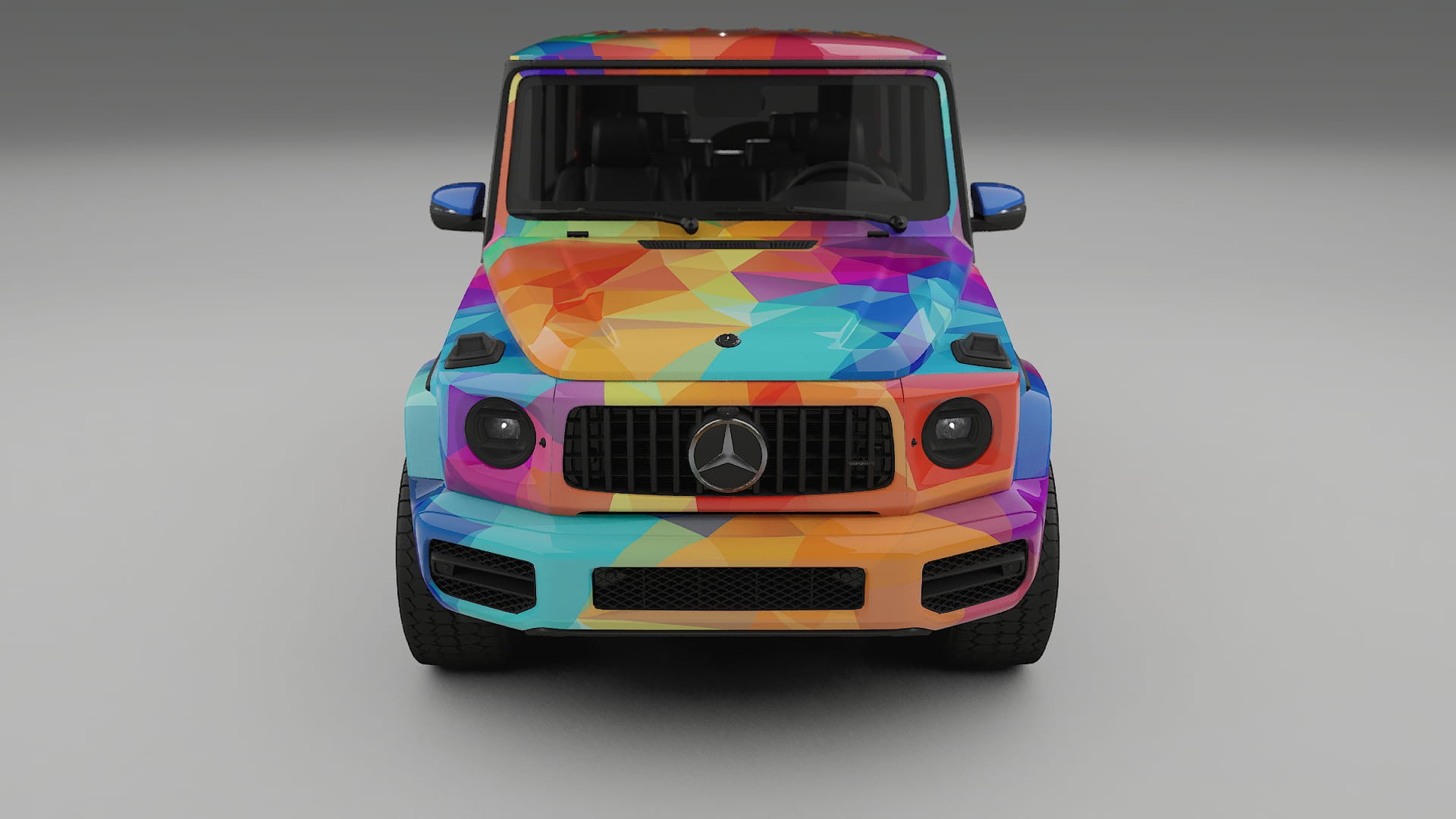 Mercedes G63 AMG W463A VECTOR VIBE – Designový Wrap PPF Fólie na auto - tisknutelný polyuretan