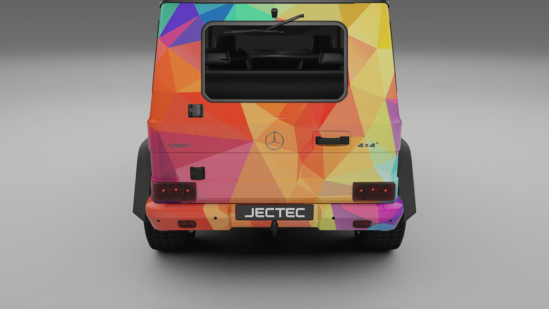 Mercedes G-class 4x4 W463 VECTOR VIBE – Designový Wrap PPF Fólie na auto - tisknutelný polyuretan