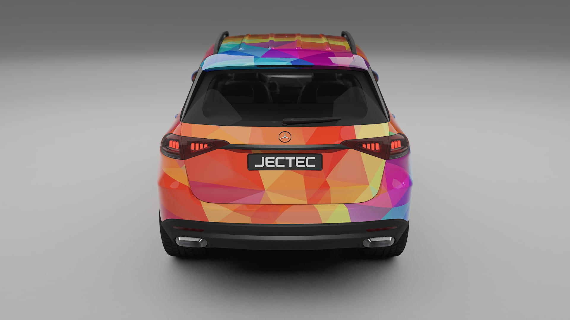 Mercedes GLE W167 VECTOR VIBE – Designový Wrap PPF Fólie na auto - tisknutelný polyuretan