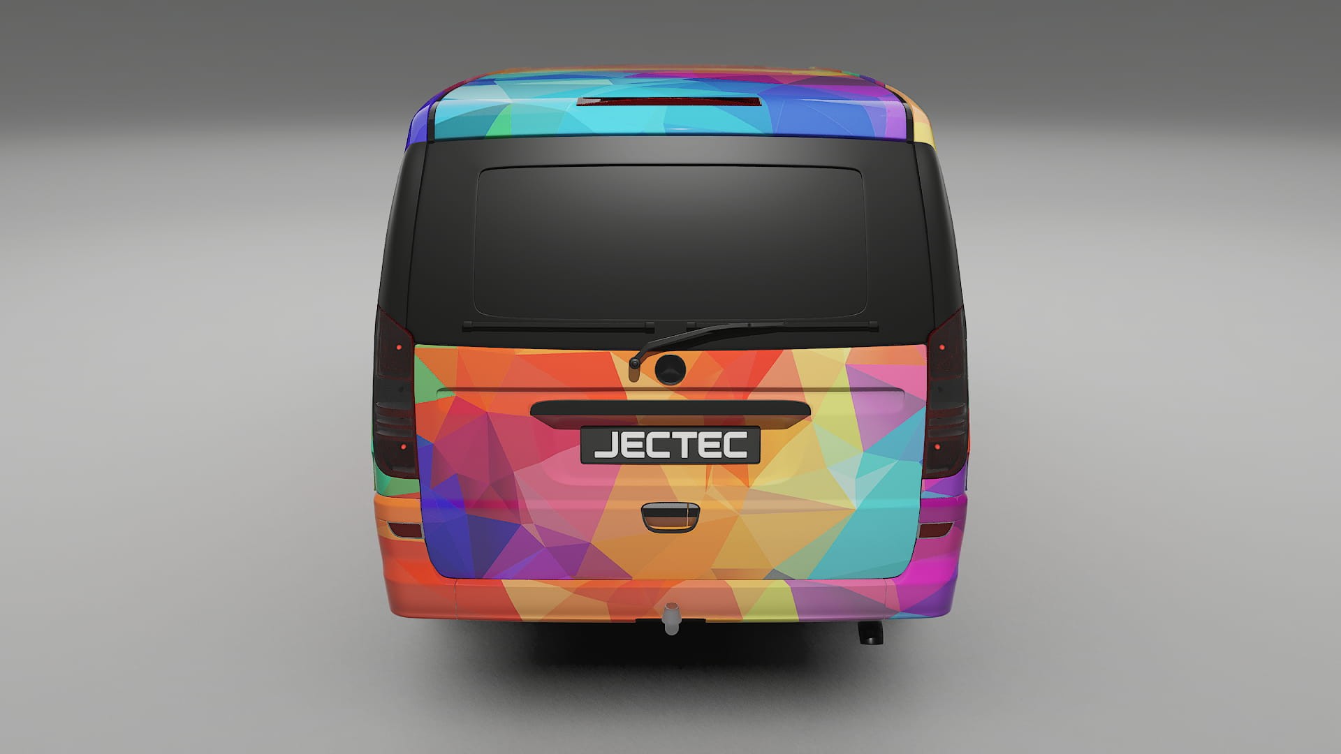 Mercedes Viano Extralong W439 Facelift VECTOR VIBE – Designový Wrap PPF Fólie na auto - tisknutelný polyuretan