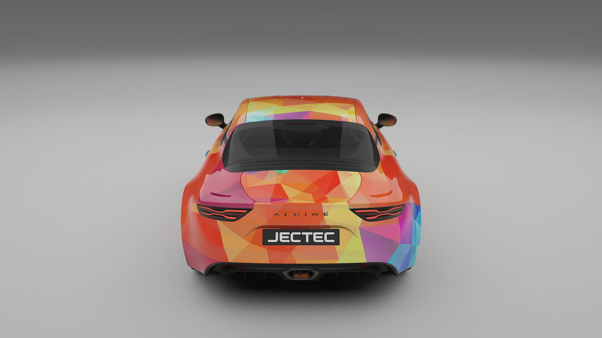 Renault Alpine A110 VECTOR VIBE – Designový Wrap PPF Fólie na auto - tisknutelný polyuretan