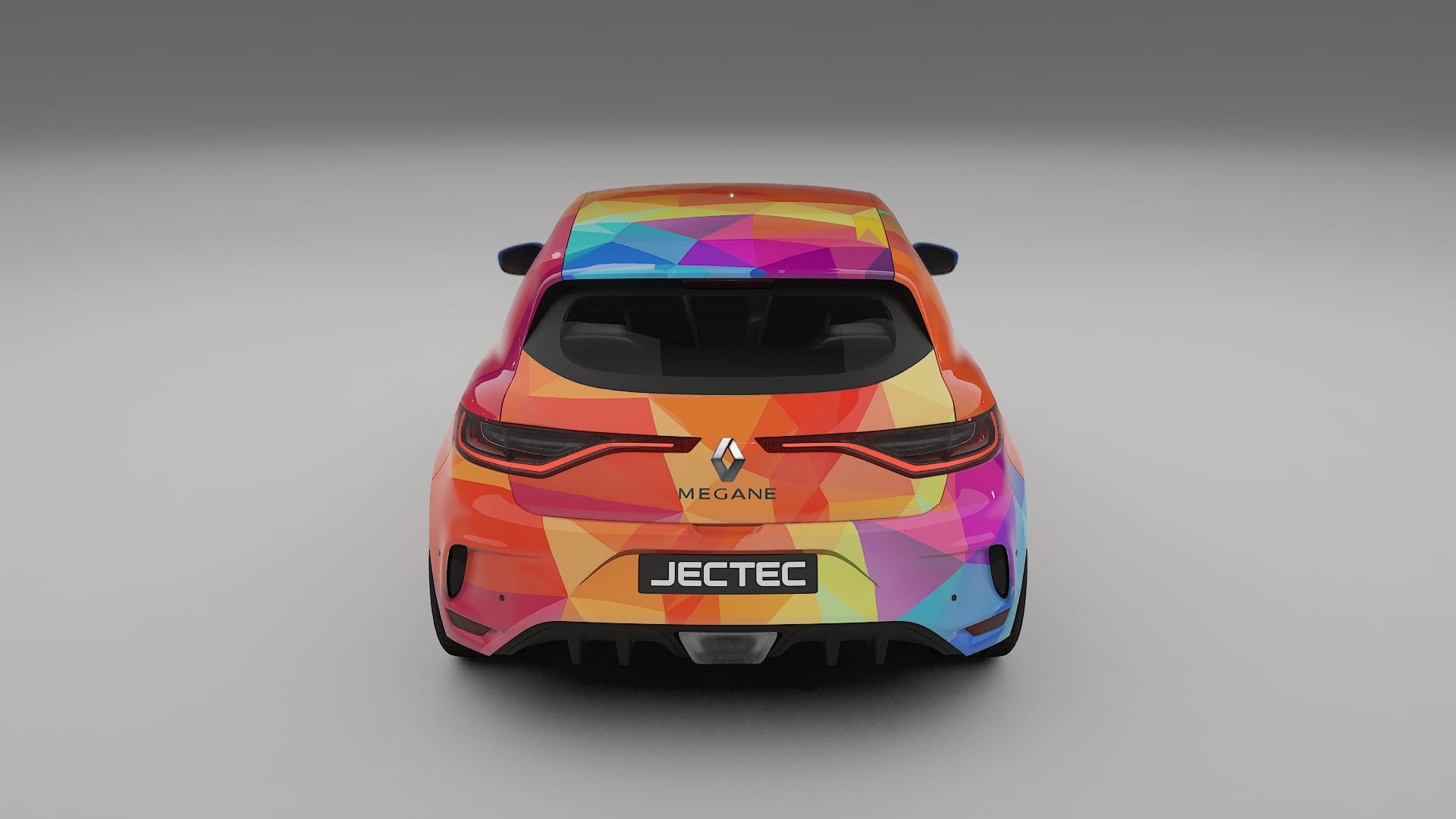 Renault Megane RS IV VECTOR VIBE – Designový Wrap PPF Fólie na auto - tisknutelný polyuretan
