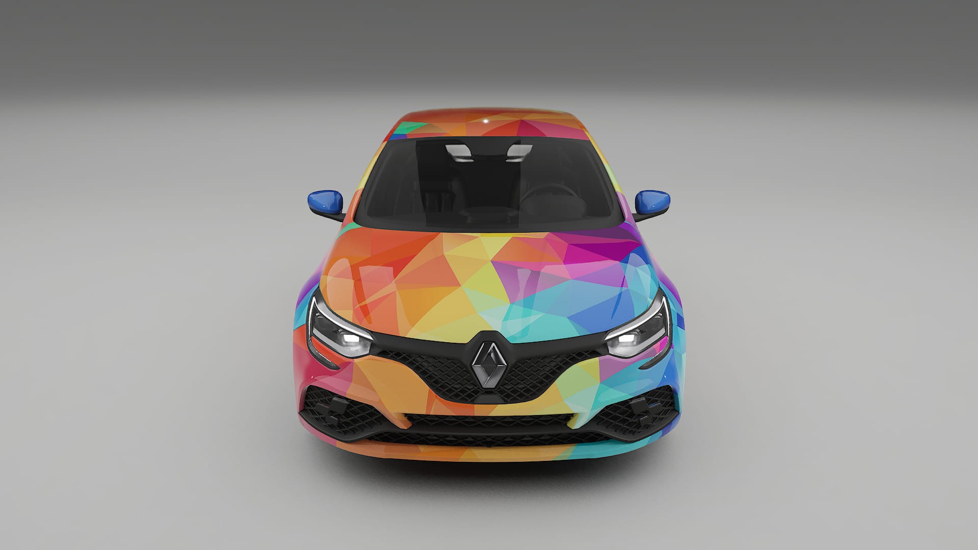 Renault Megane RS IV VECTOR VIBE – Designový Wrap PPF Fólie na auto - tisknutelný polyuretan