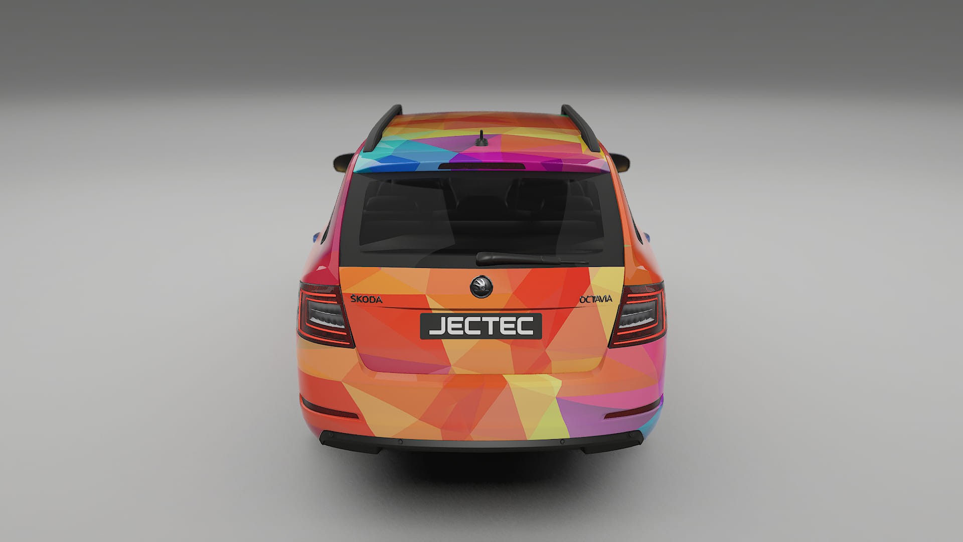 Škoda Octavia combi 5E VECTOR VIBE – Designový Wrap PPF Fólie na auto - tisknutelný polyuretan