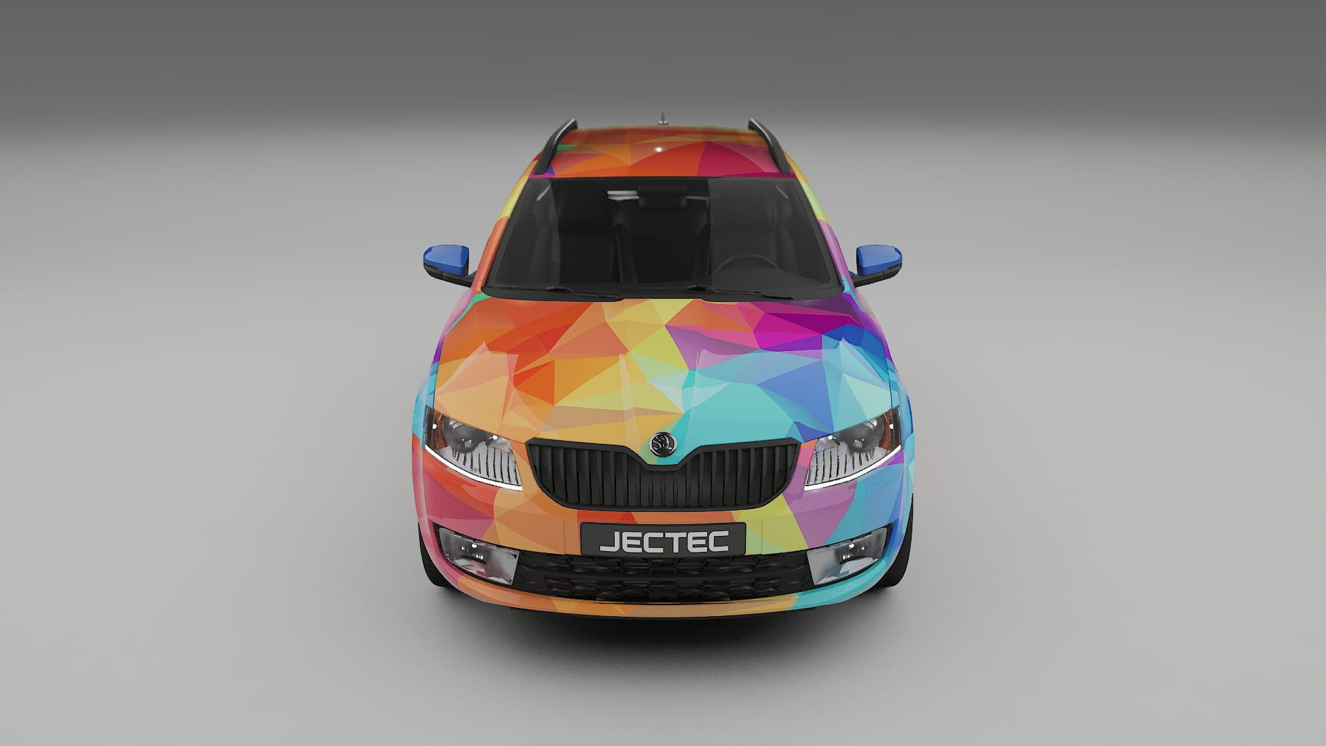 Škoda Octavia combi 5E VECTOR VIBE – Designový Wrap PPF Fólie na auto - tisknutelný polyuretan