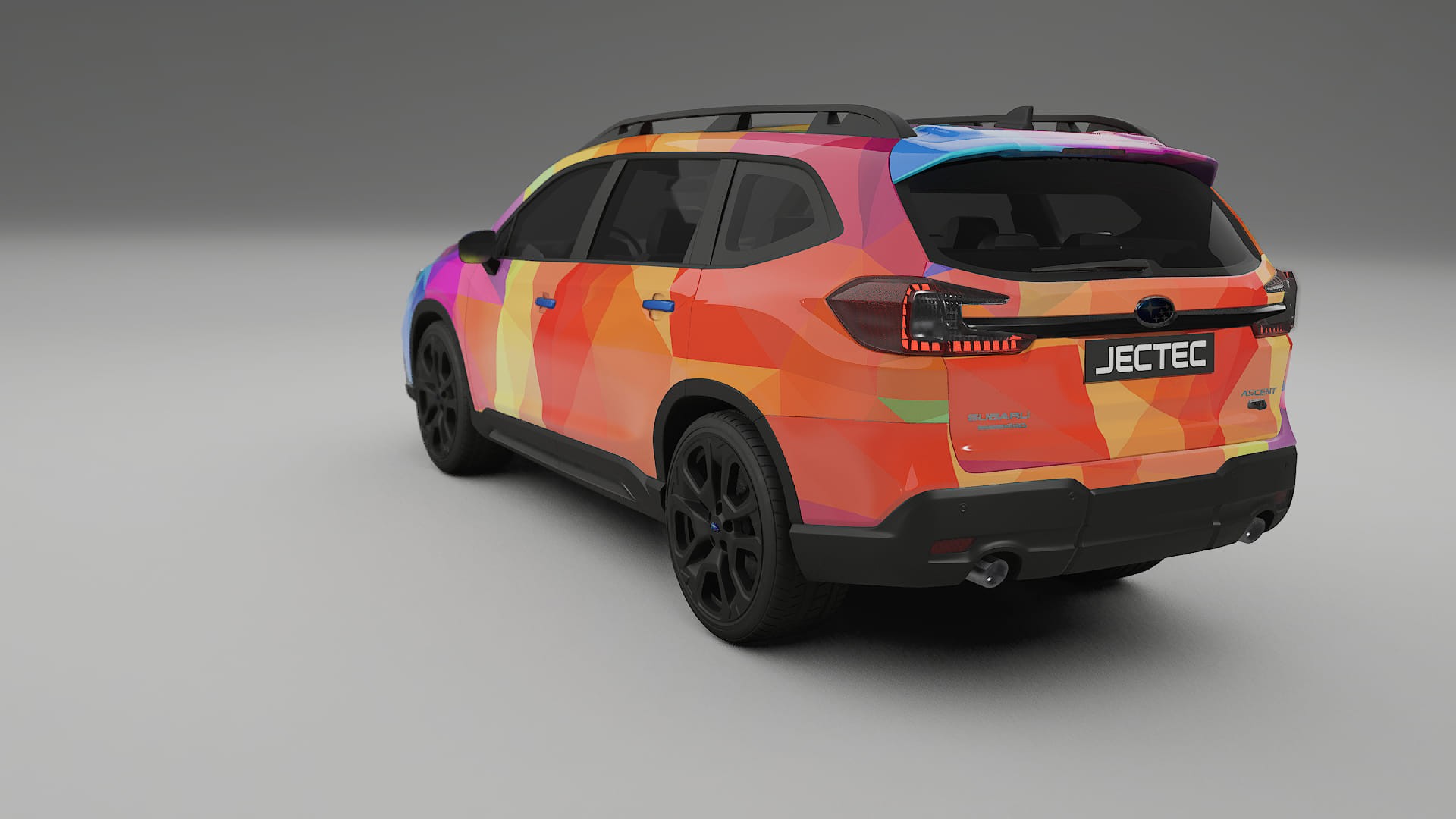 Subaru Ascent BT facelift VECTOR VIBE – Designový Wrap PPF Fólie na auto - tisknutelný polyuretan
