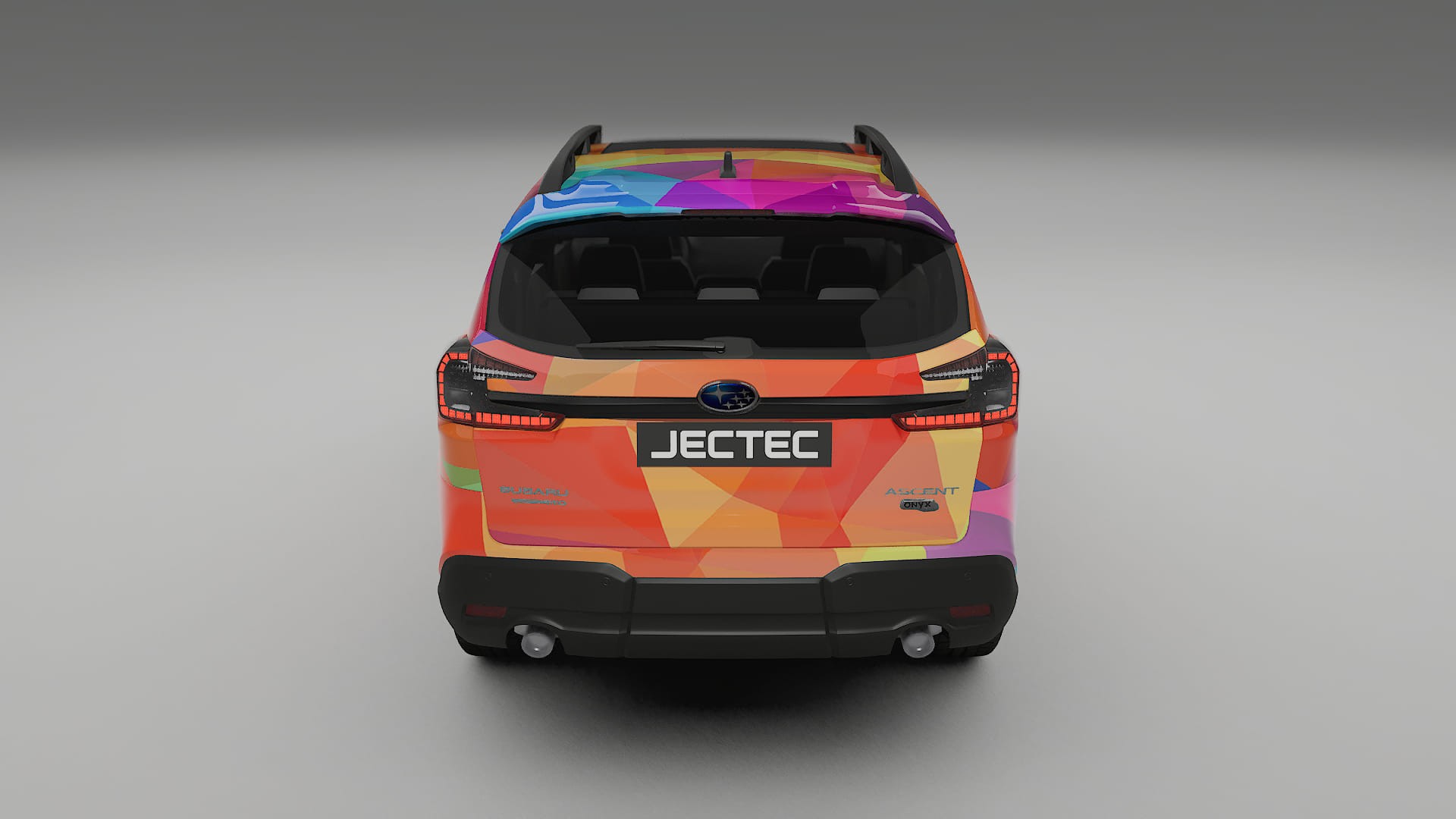 Subaru Ascent BT facelift VECTOR VIBE – Designový Wrap PPF Fólie na auto - tisknutelný polyuretan