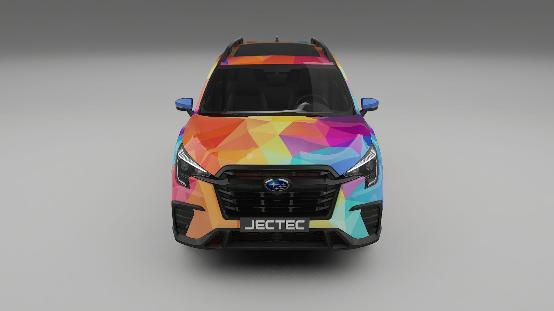 Subaru Ascent BT facelift VECTOR VIBE – Designový Wrap PPF Fólie na auto - tisknutelný polyuretan