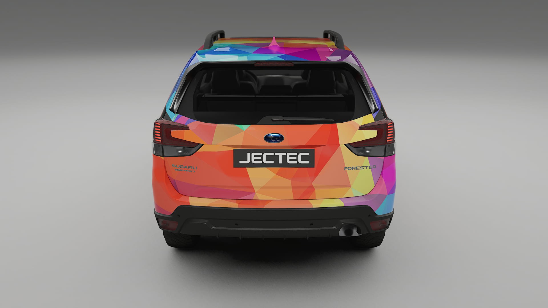Subaru Forester V SK facelift VECTOR VIBE – Designový Wrap PPF Fólie na auto - tisknutelný polyuretan