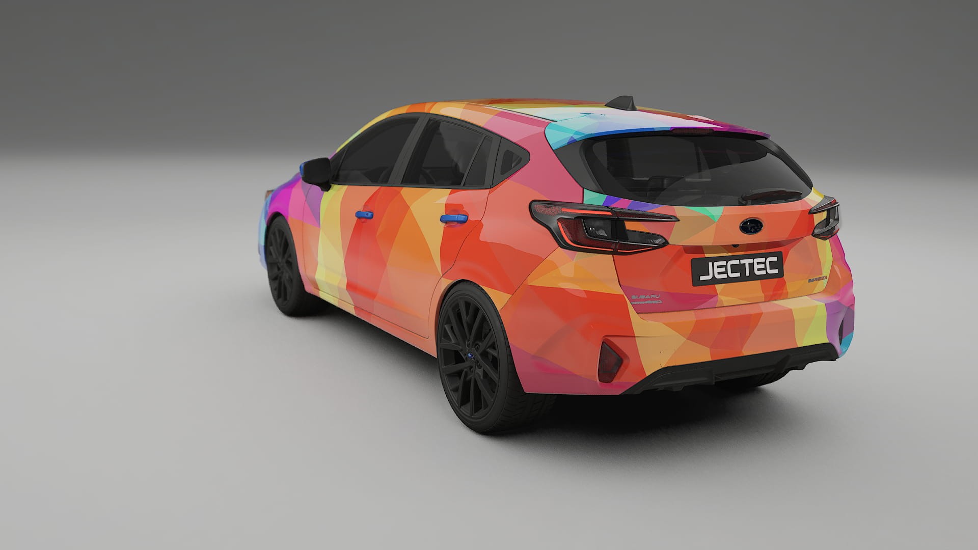 Subaru Impreza GU VECTOR VIBE – Designový Wrap PPF Fólie na auto - tisknutelný polyuretan