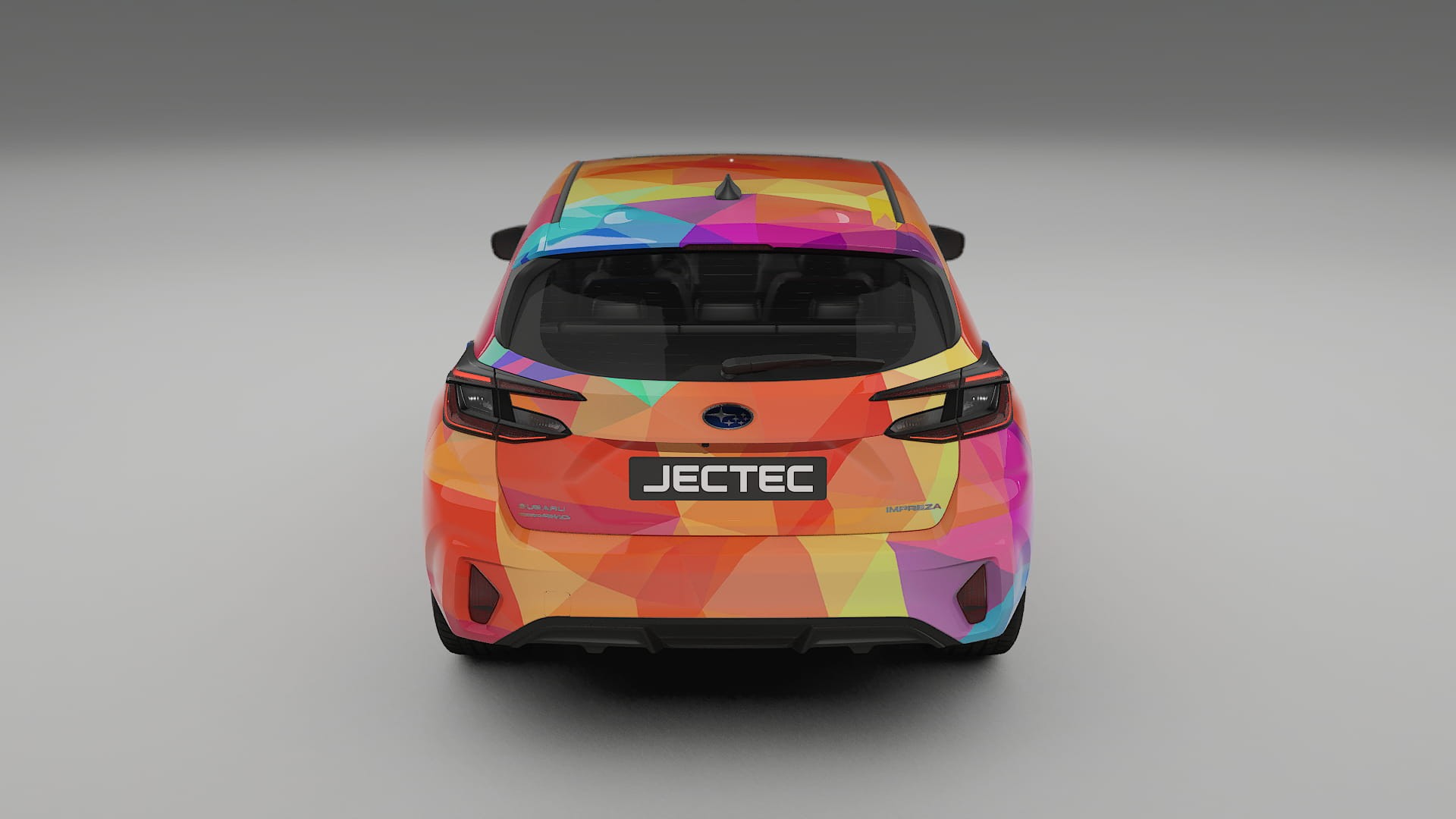 Subaru Impreza GU VECTOR VIBE – Designový Wrap PPF Fólie na auto - tisknutelný polyuretan