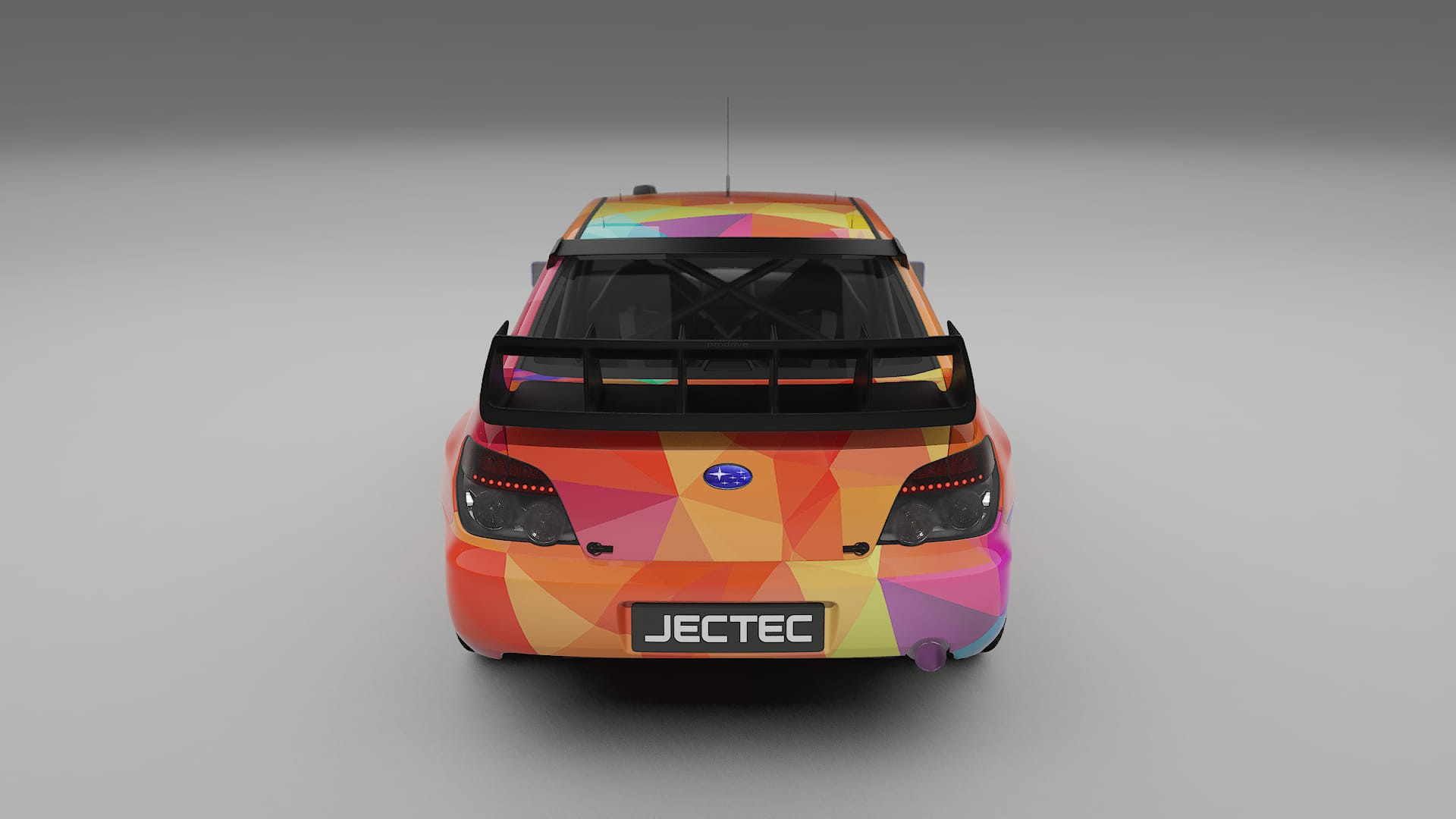 Subaru Impreza WRC GD VECTOR VIBE – Designový Wrap PPF Fólie na auto - tisknutelný polyuretan