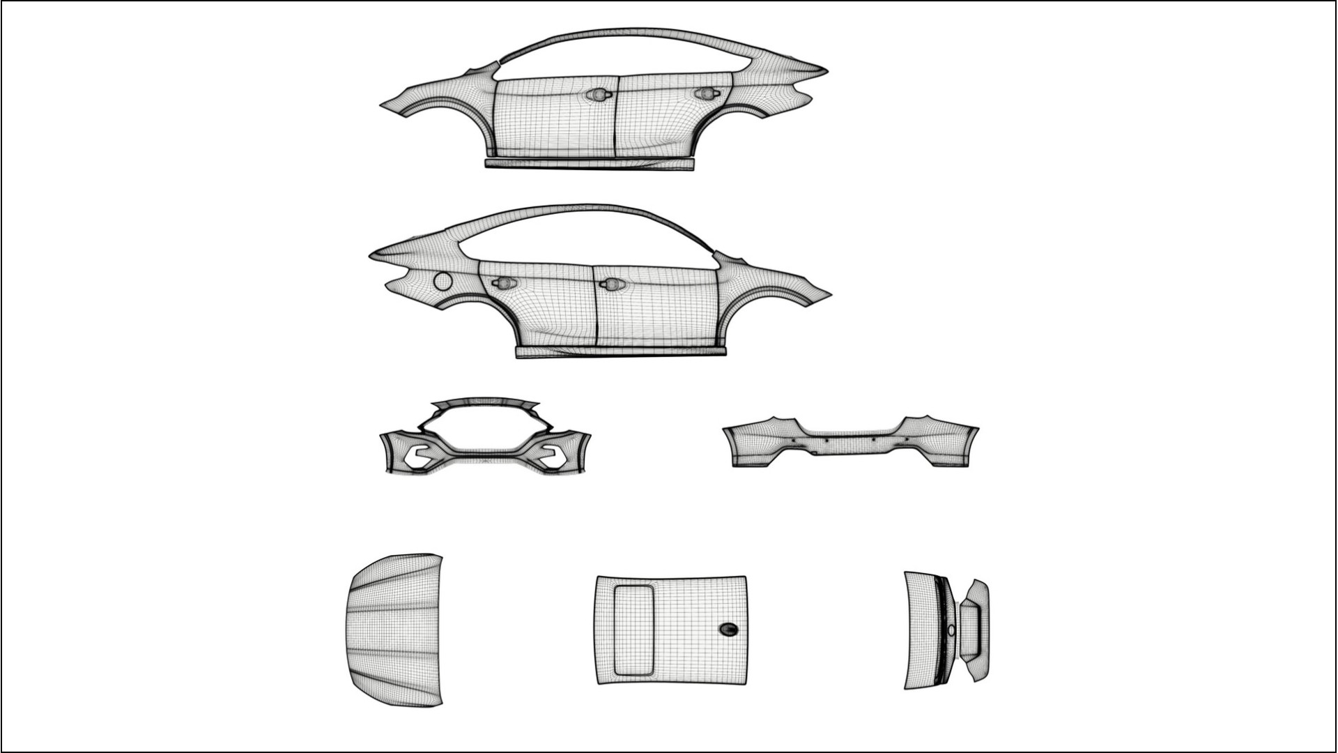 Subaru Legacy BW VECTOR VIBE – Designový Wrap PPF Fólie na auto - tisknutelný polyuretan