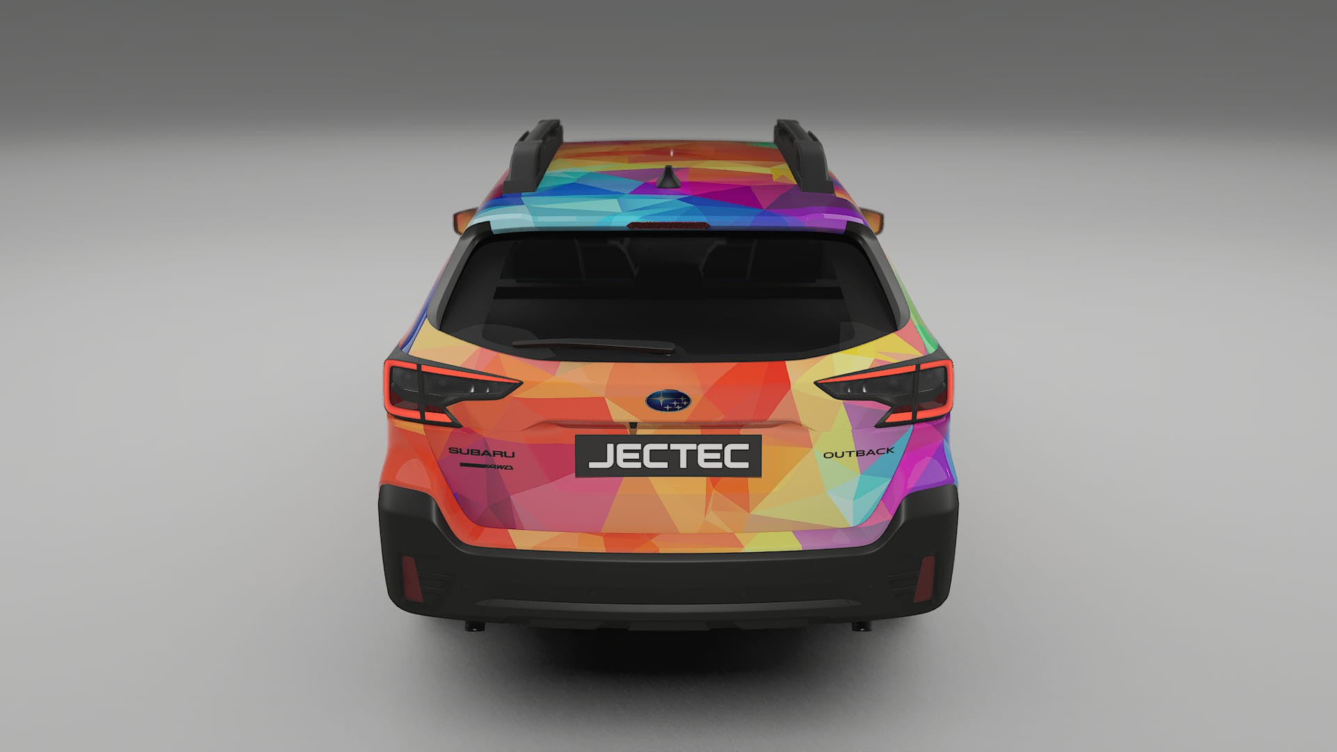 Subaru Outback VI BS prefacelift VECTOR VIBE – Designový Wrap PPF Fólie na auto - tisknutelný polyuretan