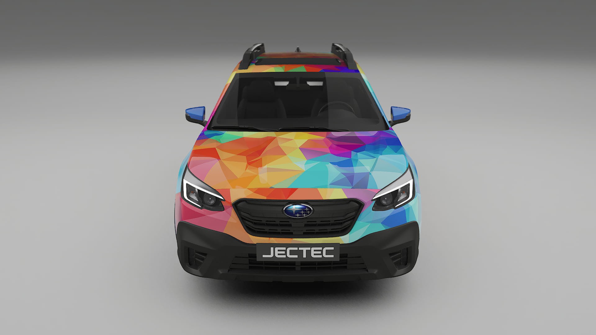 Subaru Outback VI BS prefacelift VECTOR VIBE – Designový Wrap PPF Fólie na auto - tisknutelný polyuretan