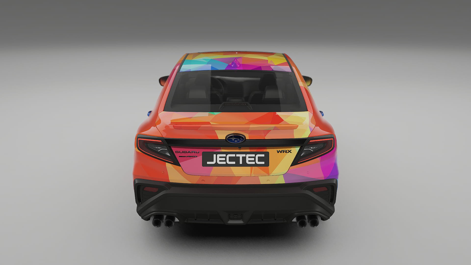 Subaru WRX VB VECTOR VIBE – Designový Wrap PPF Fólie na auto - tisknutelný polyuretan