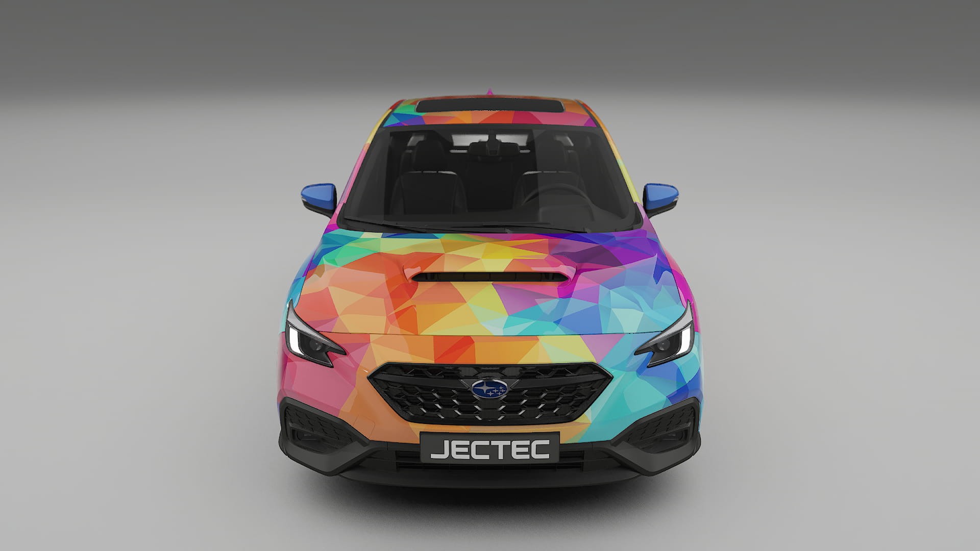 Subaru WRX VB VECTOR VIBE – Designový Wrap PPF Fólie na auto - tisknutelný polyuretan