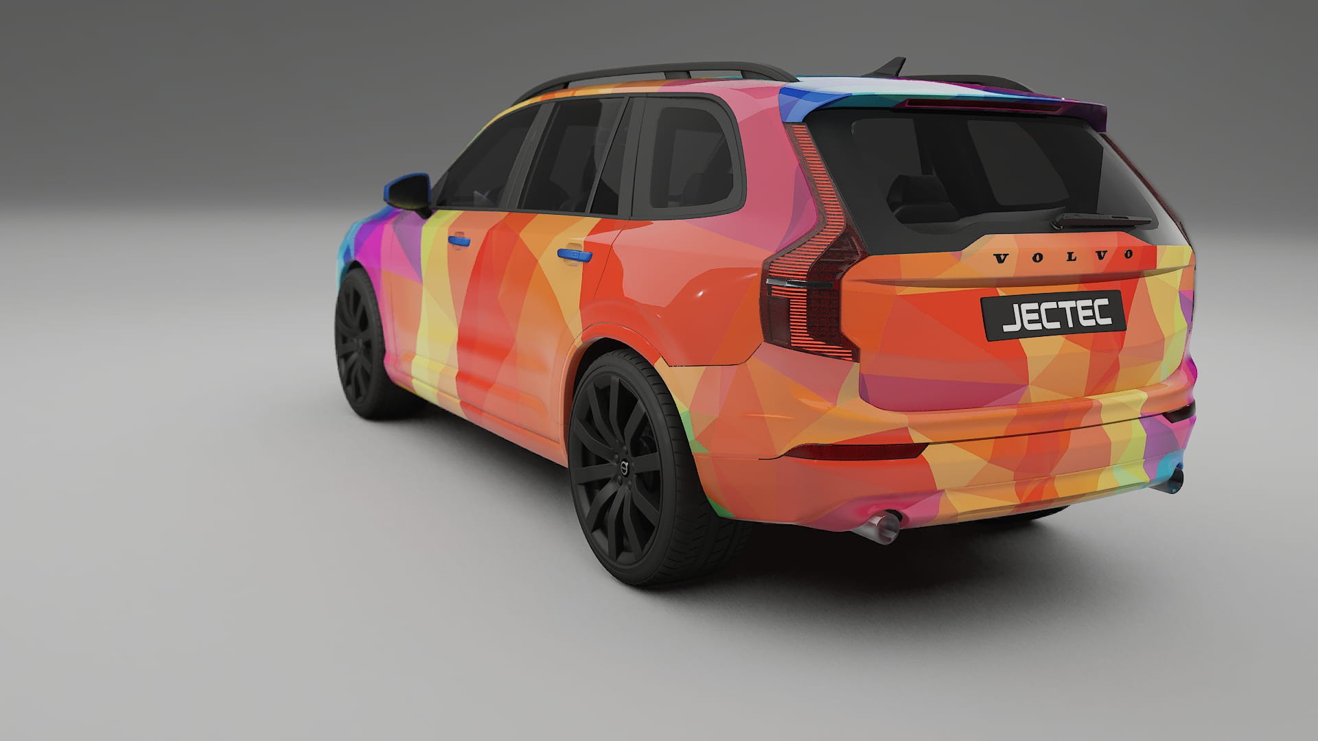 Volvo XC90 SPA VECTOR VIBE – Designový Wrap PPF Fólie na auto - tisknutelný polyuretan