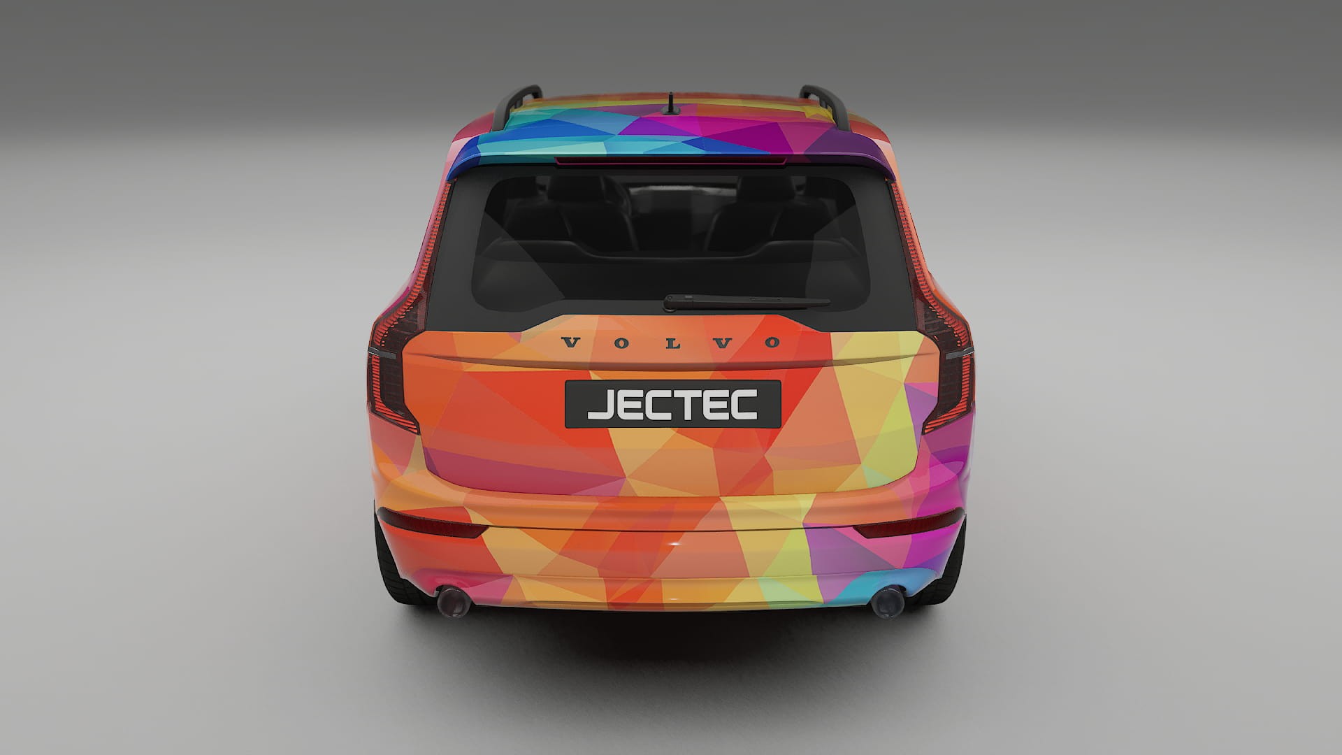 Volvo XC90 SPA VECTOR VIBE – Designový Wrap PPF Fólie na auto - tisknutelný polyuretan