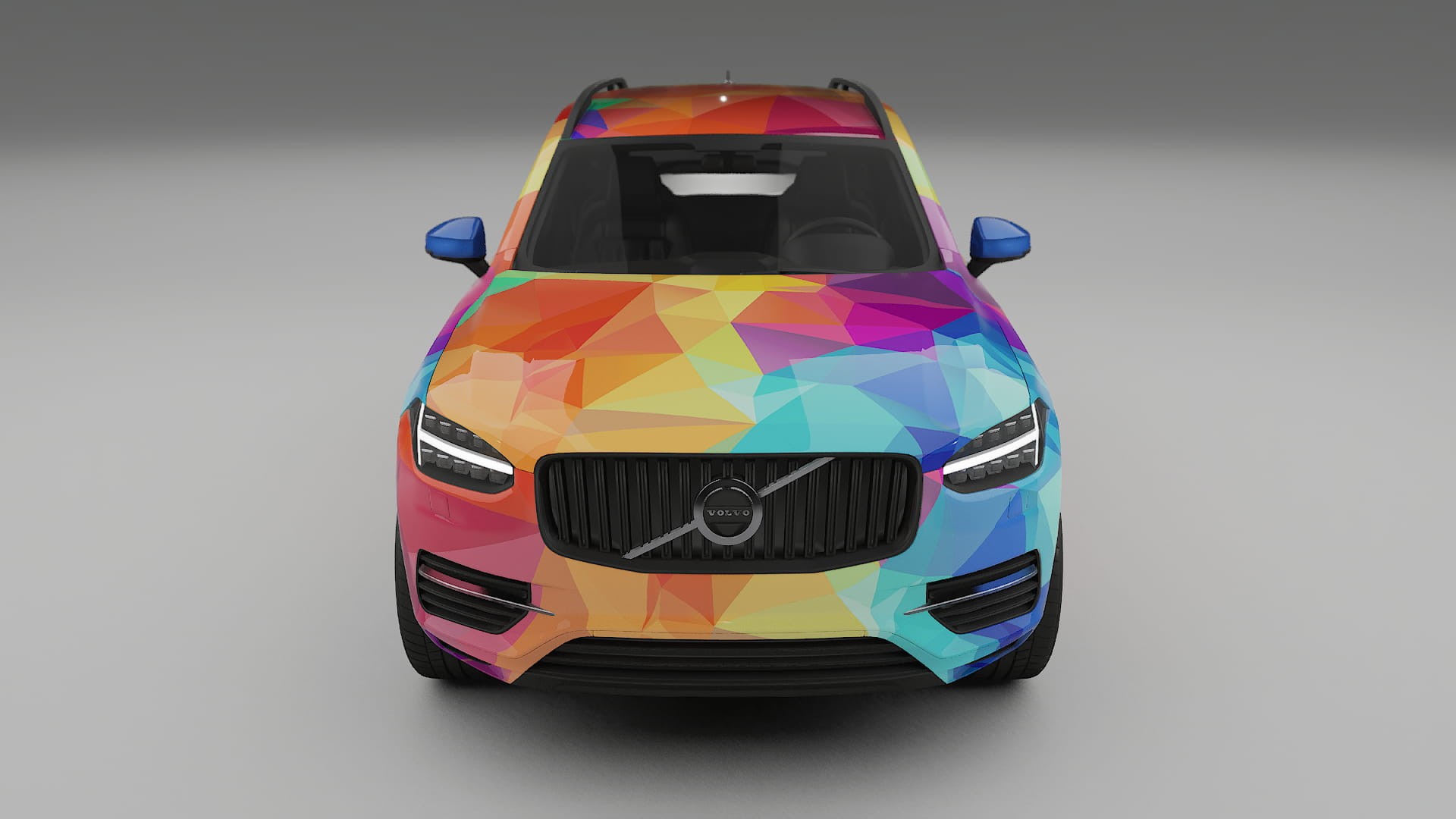 Volvo XC90 SPA VECTOR VIBE – Designový Wrap PPF Fólie na auto - tisknutelný polyuretan