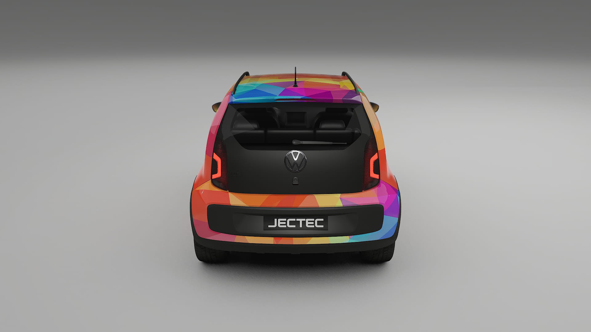 VW Cross Up VECTOR VIBE – Designový Wrap PPF Fólie na auto - tisknutelný polyuretan
