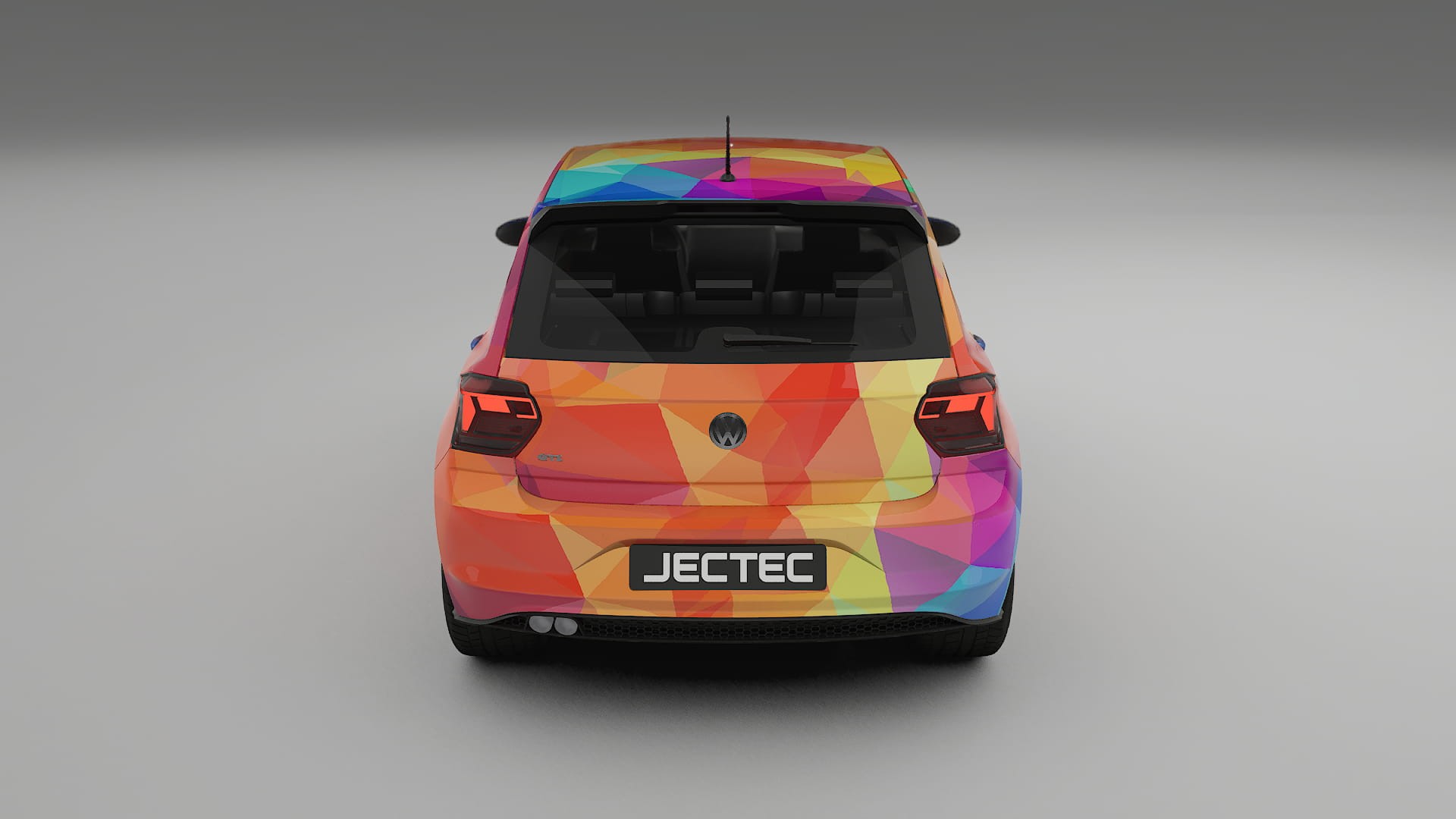 VW Polo GTI VI VECTOR VIBE – Designový Wrap PPF Fólie na auto - tisknutelný polyuretan