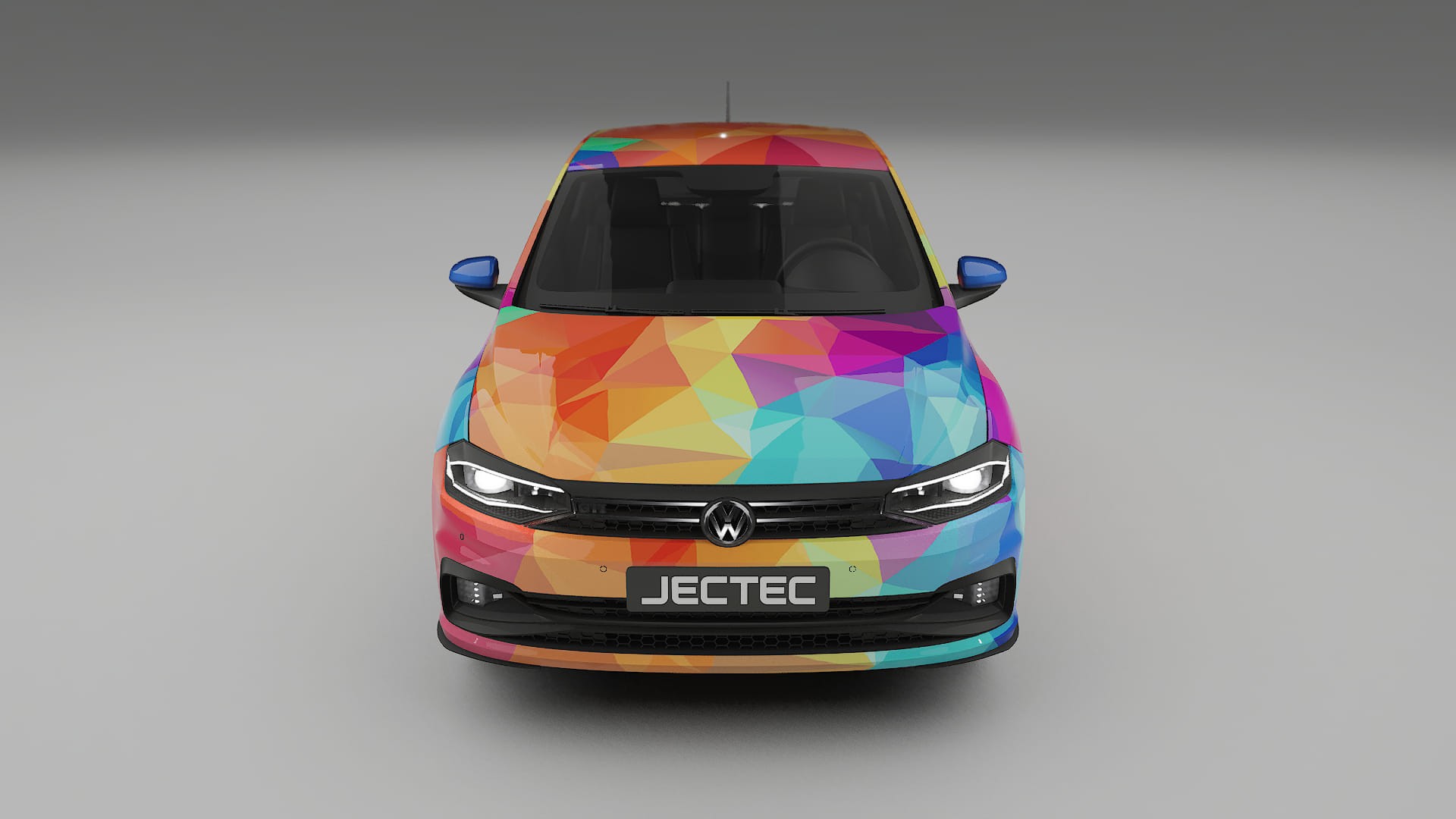 VW Polo GTI VI VECTOR VIBE – Designový Wrap PPF Fólie na auto - tisknutelný polyuretan