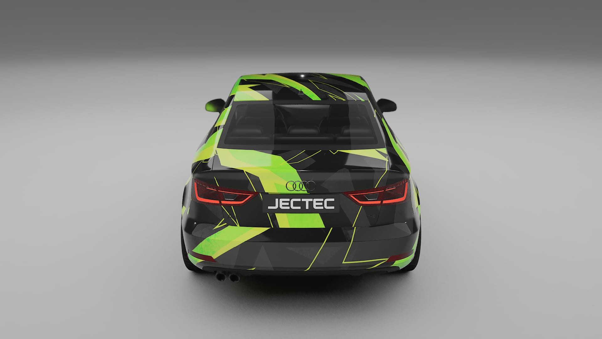 Audi A3 8V sedan prefacelift NINJA TURTLES – Designový Wrap PPF Fólie na auto - tisknutelný polyuretan