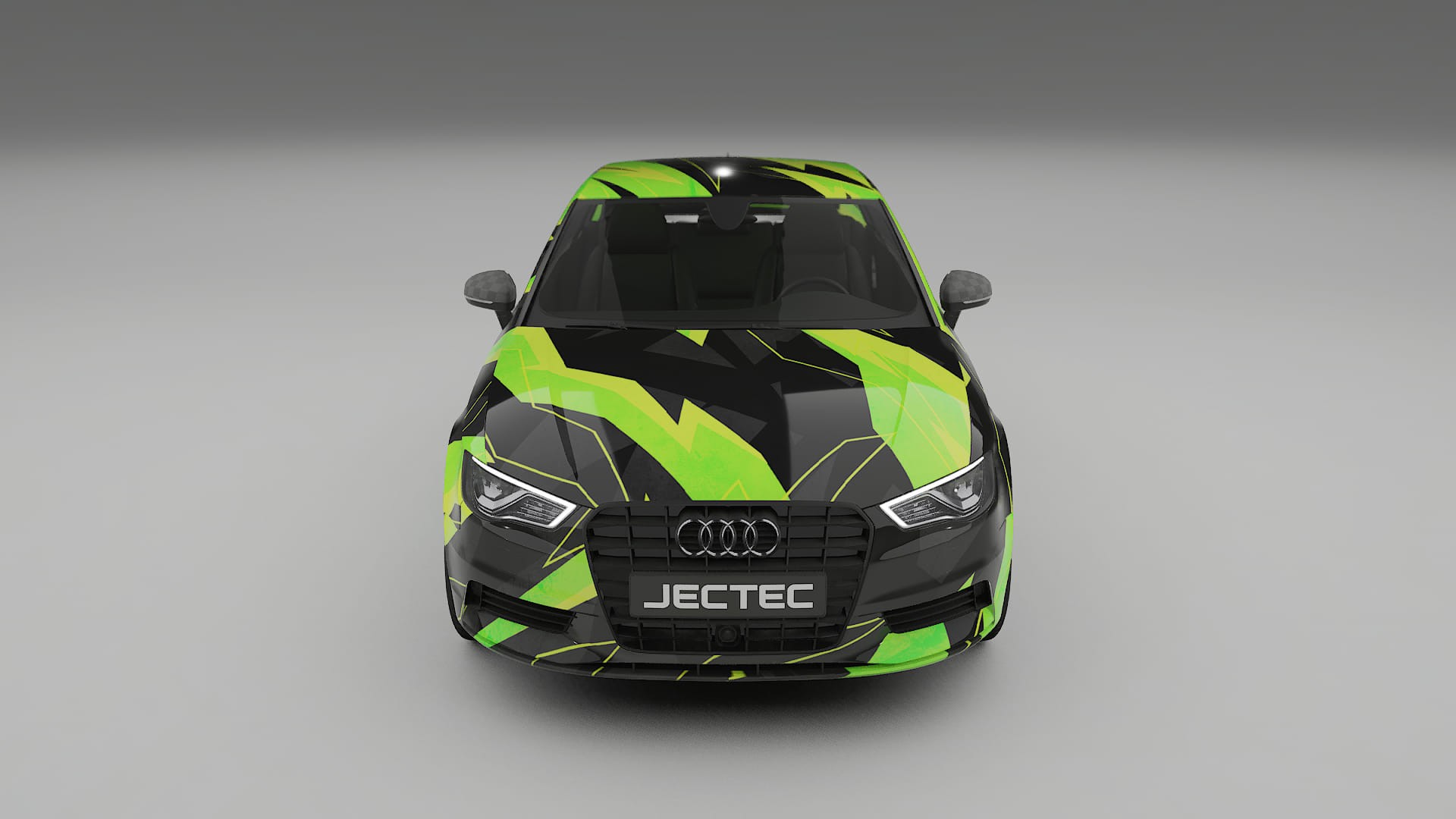 Audi A3 8V sedan prefacelift NINJA TURTLES – Designový Wrap PPF Fólie na auto - tisknutelný polyuretan