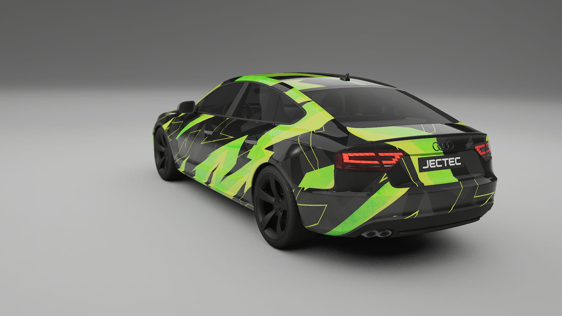 Audi A5 8T Sportback prefacelift NINJA TURTLES – Designový Wrap PPF Fólie na auto - tisknutelný polyuretan