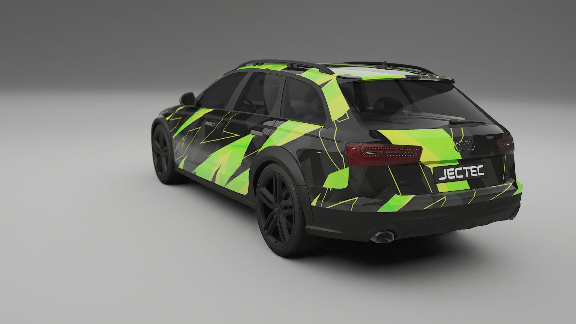 Audi A6 Allroad C7 prefacelift NINJA TURTLES – Designový Wrap PPF Fólie na auto - tisknutelný polyuretan
