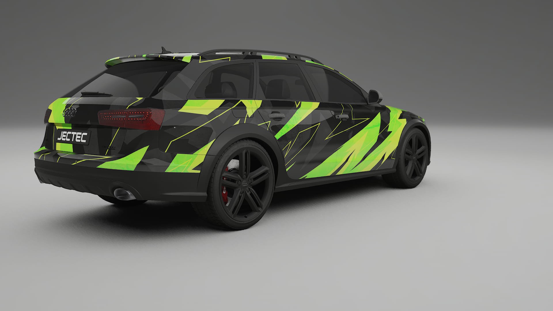 Audi A6 Allroad C7 prefacelift NINJA TURTLES – Designový Wrap PPF Fólie na auto - tisknutelný polyuretan
