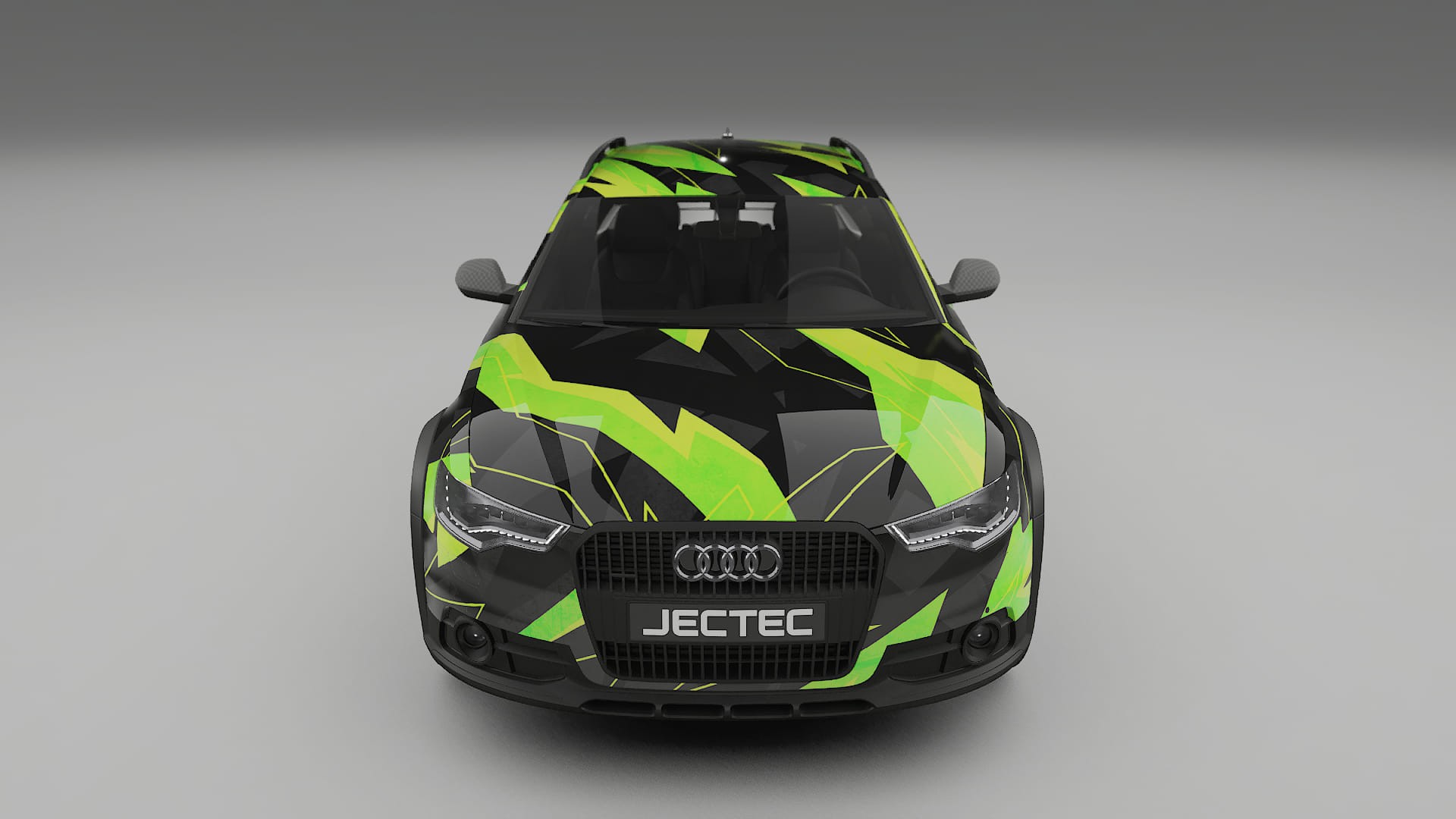 Audi A6 Allroad C7 prefacelift NINJA TURTLES – Designový Wrap PPF Fólie na auto - tisknutelný polyuretan