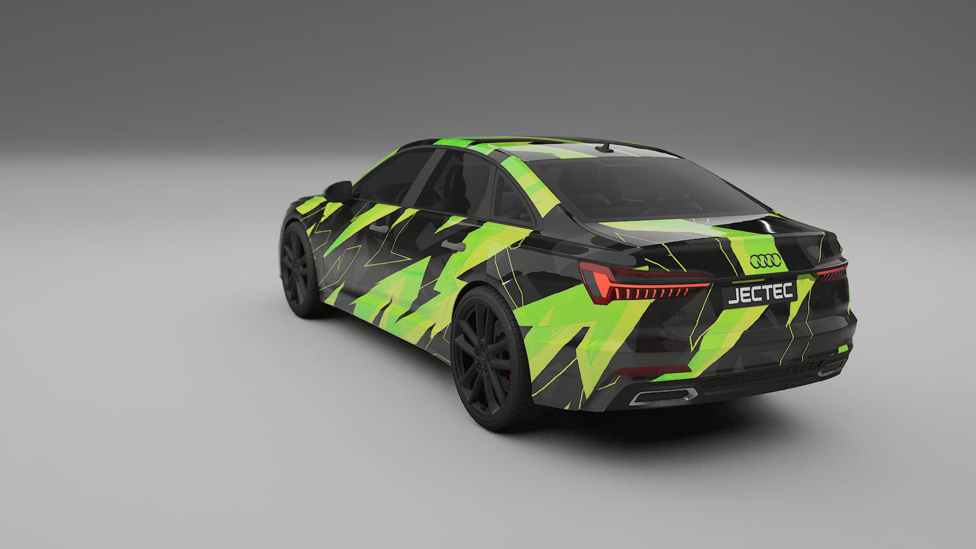 Audi A6 S-Line C8 NINJA TURTLES – Designový Wrap PPF Fólie na auto - tisknutelný polyuretan