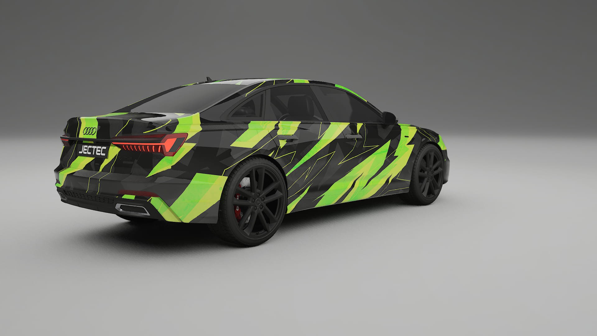 Audi A6 S-Line C8 NINJA TURTLES – Designový Wrap PPF Fólie na auto - tisknutelný polyuretan