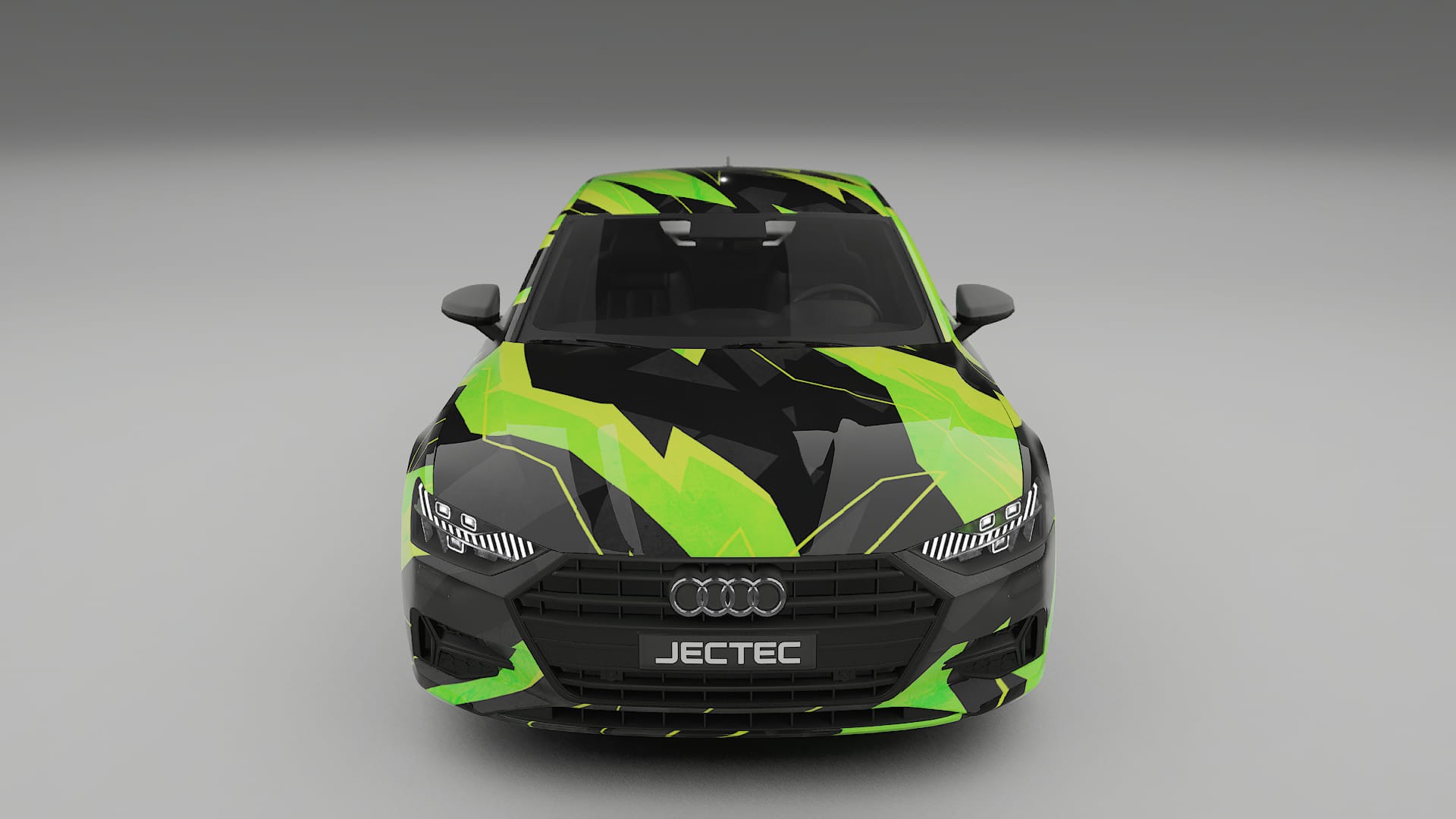 Audi A7 C8 Sportback prefacelift NINJA TURTLES – Designový Wrap PPF Fólie na auto - tisknutelný polyuretan