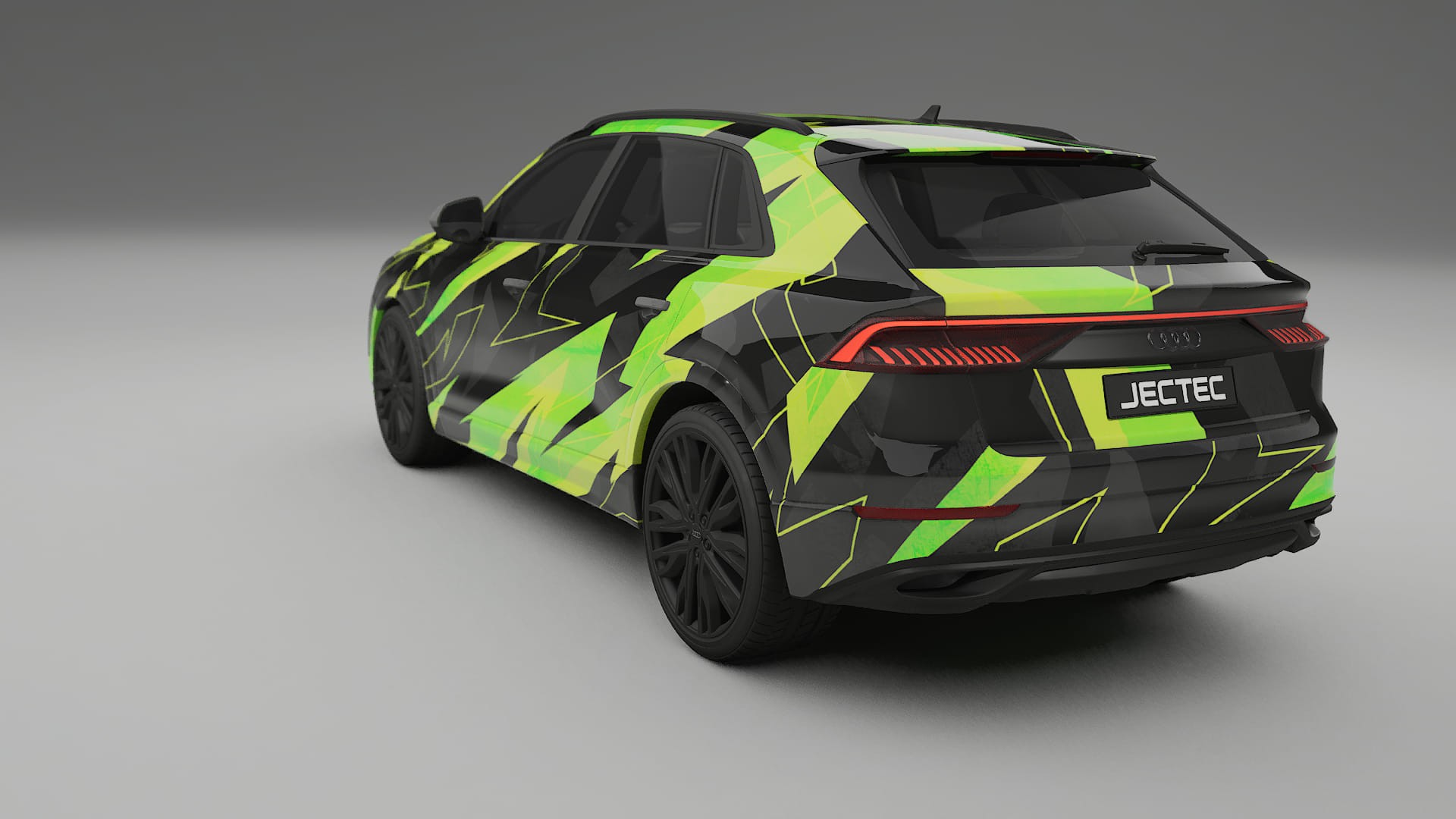 Audi Q8 F1 prefacelift NINJA TURTLES – Designový Wrap PPF Fólie na auto - tisknutelný polyuretan