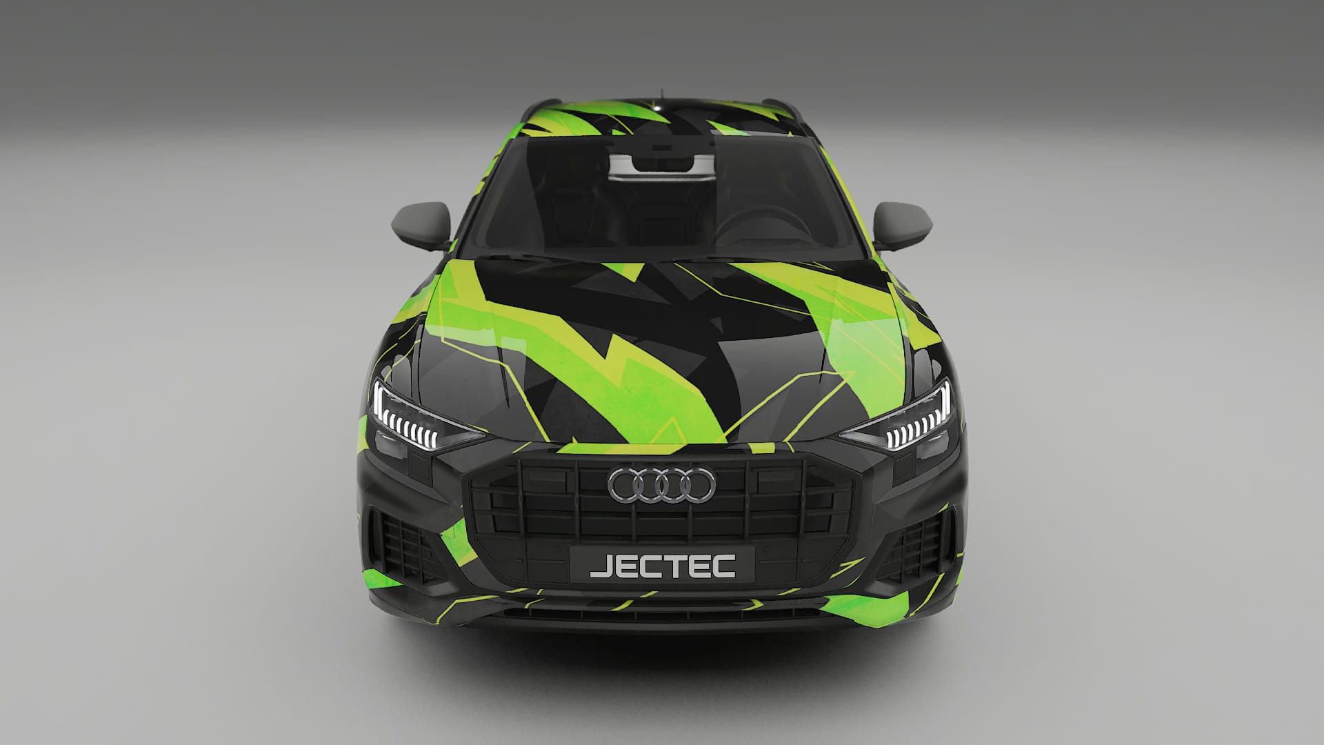 Audi Q8 F1 prefacelift NINJA TURTLES – Designový Wrap PPF Fólie na auto - tisknutelný polyuretan