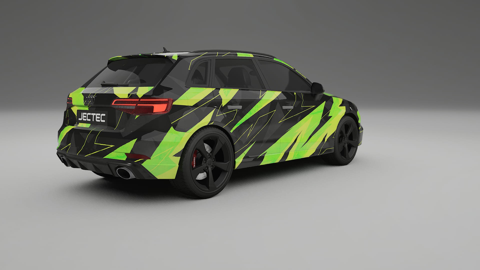 Audi RS3 Sportback 8V facelift NINJA TURTLES – Designový Wrap PPF Fólie na auto - tisknutelný polyuretan