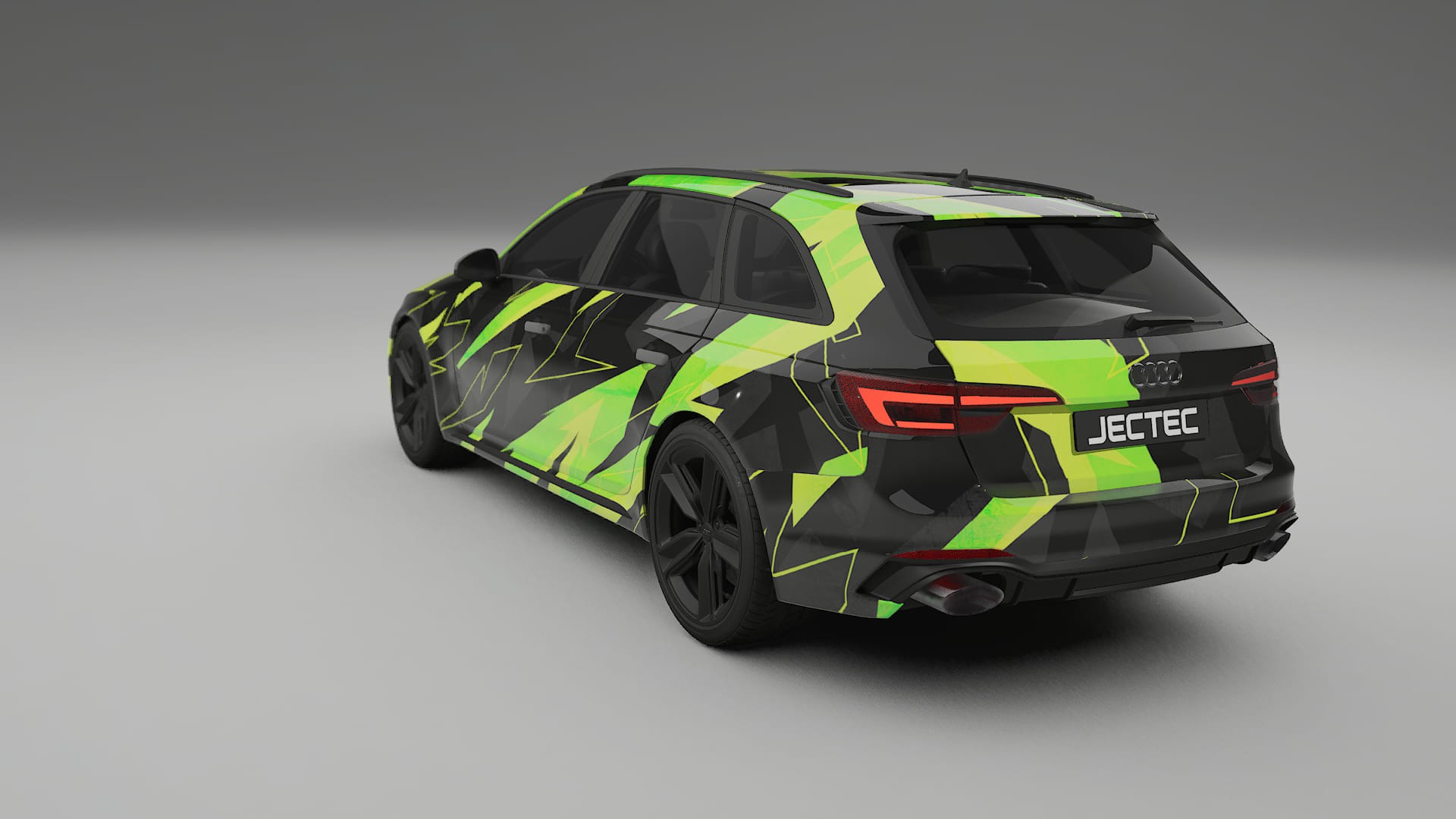 Audi RS4 Avant B9 prefacelift NINJA TURTLES – Designový Wrap PPF Fólie na auto - tisknutelný polyuretan